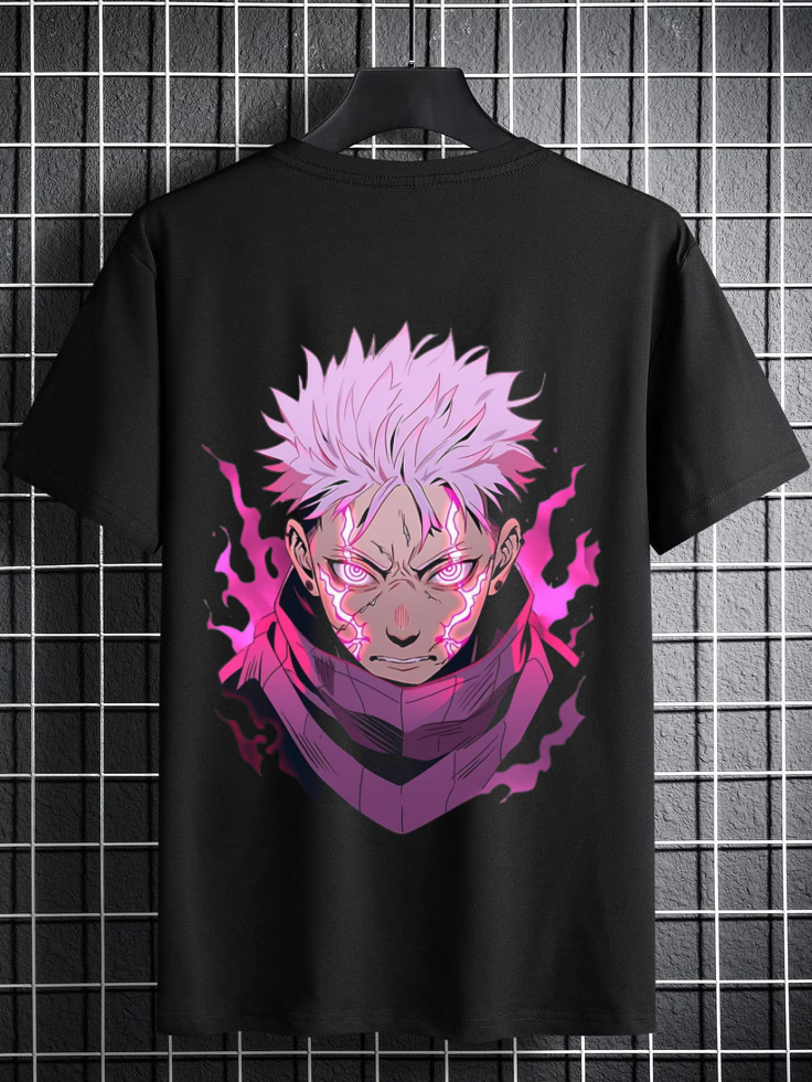 camiseta oversized itadori flash