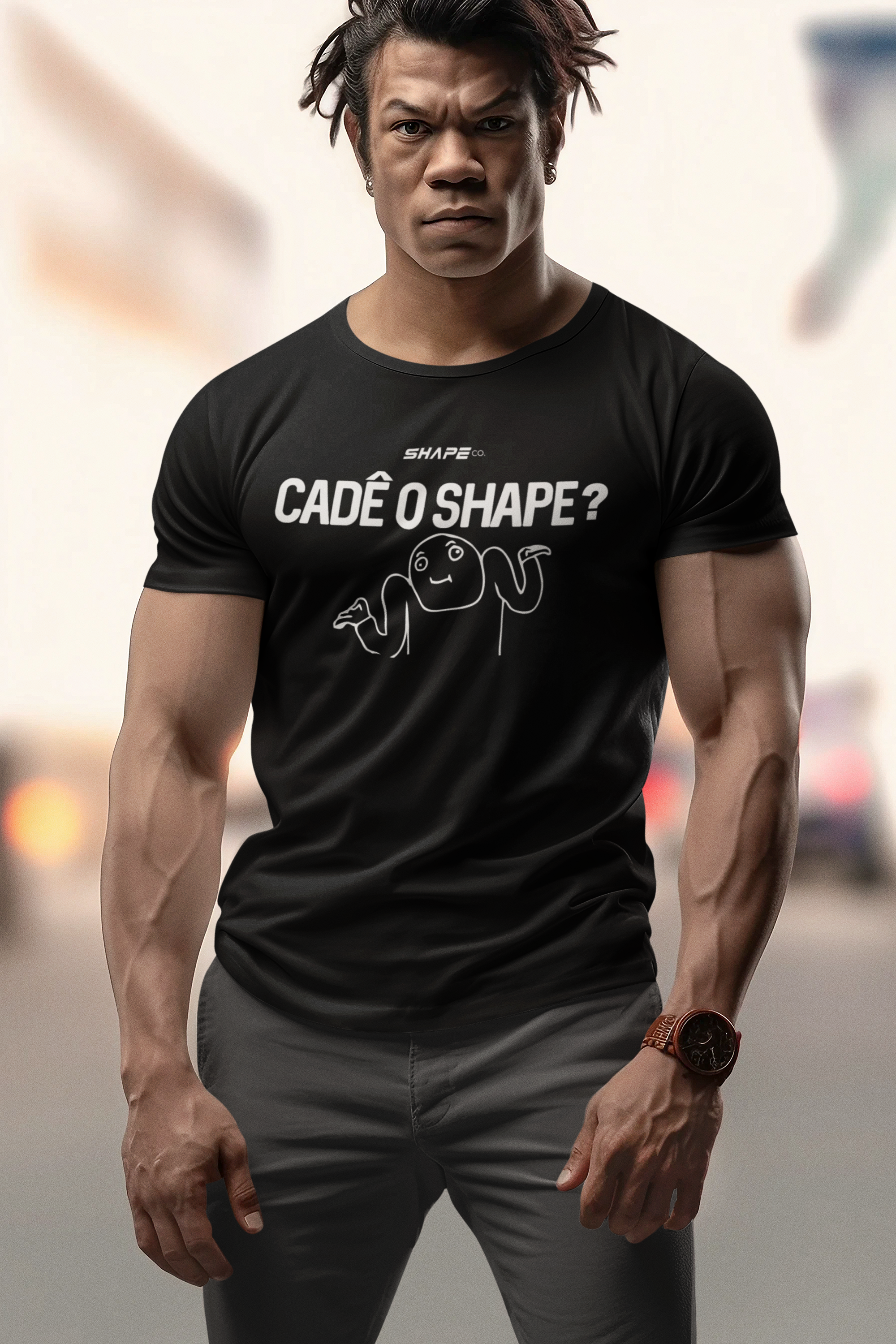 Camiseta Clássica Cadê o Shape