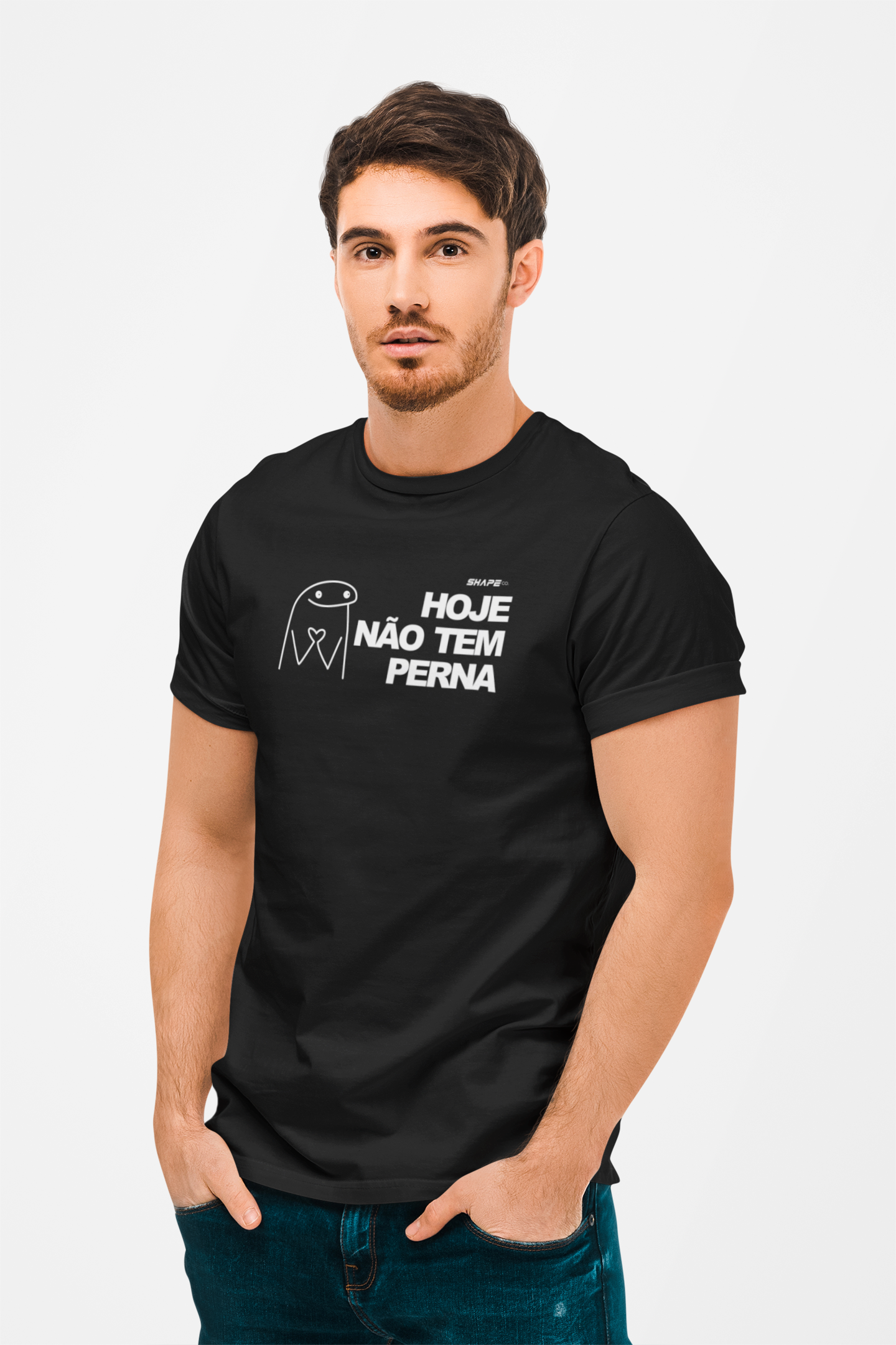 Camiseta Clássica - Hoje não tem perna