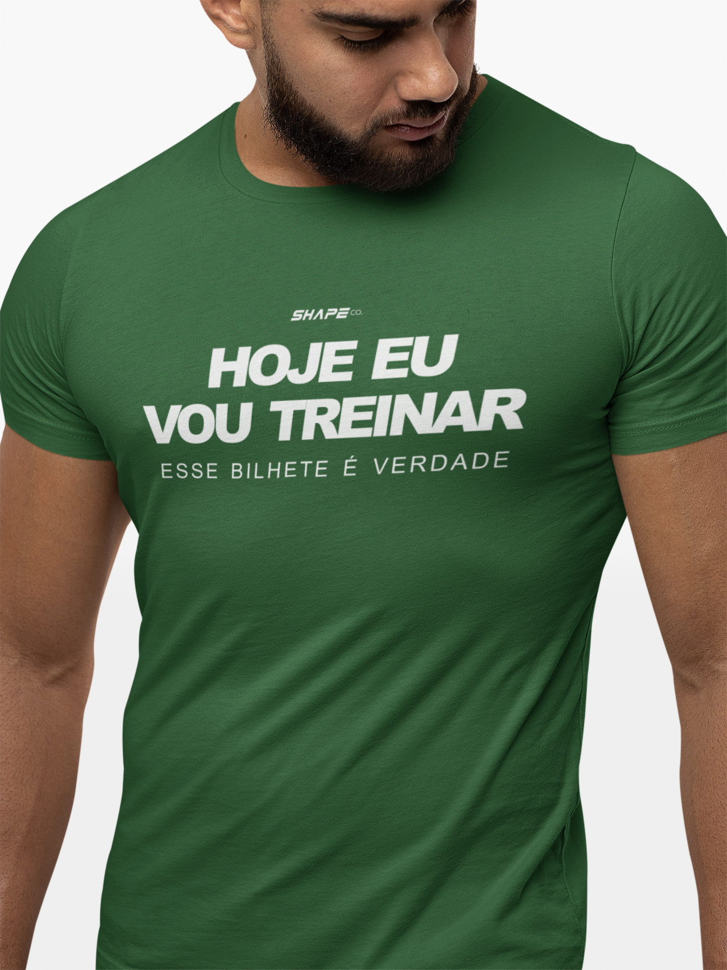 Camiseta Clássica - Hoje eu vou treinar