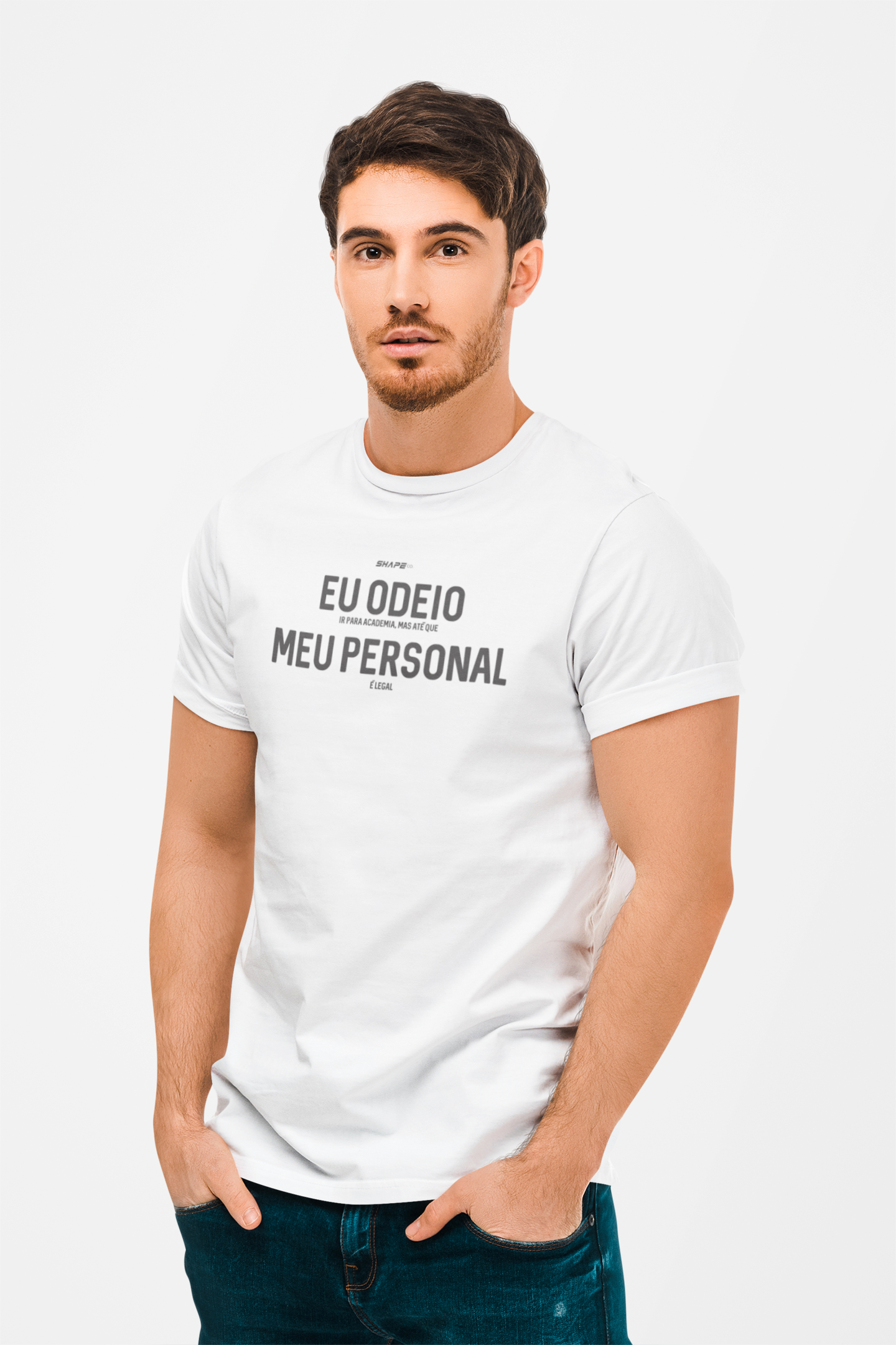 Camiseta Clássica Odeio ir para academia