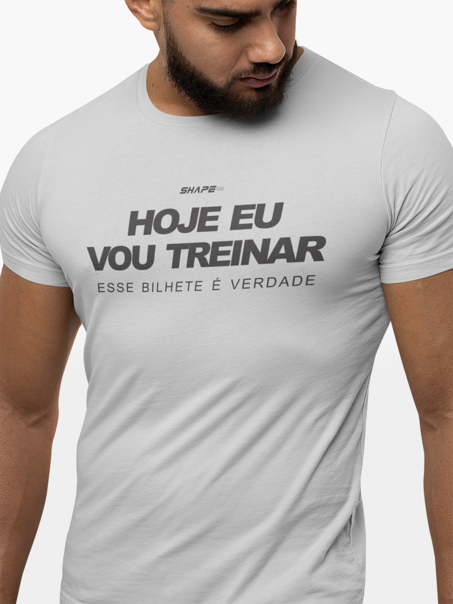 Camiseta Clássica - Hoje eu vou treinar