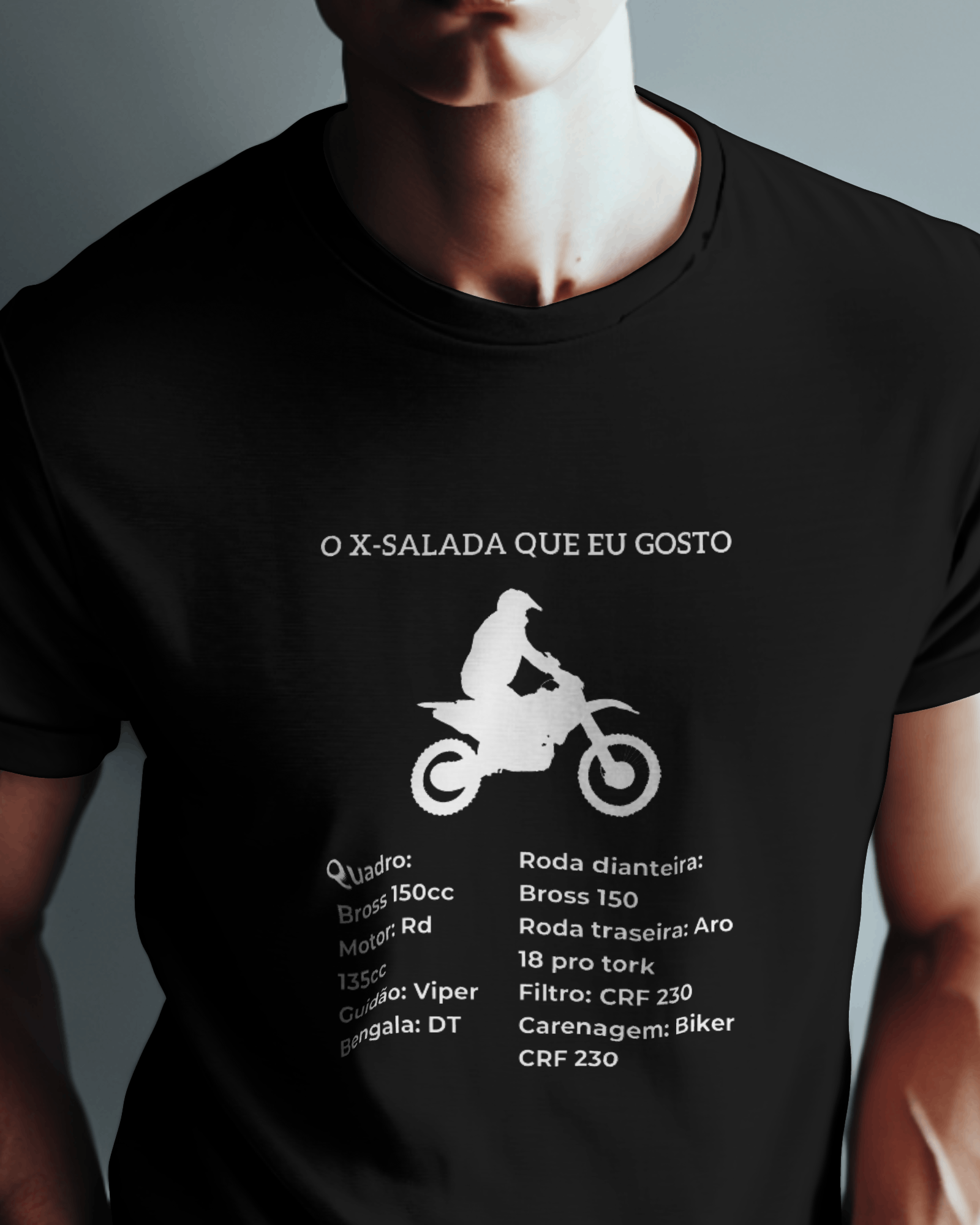 Camiseta x-salada que eu gosto
