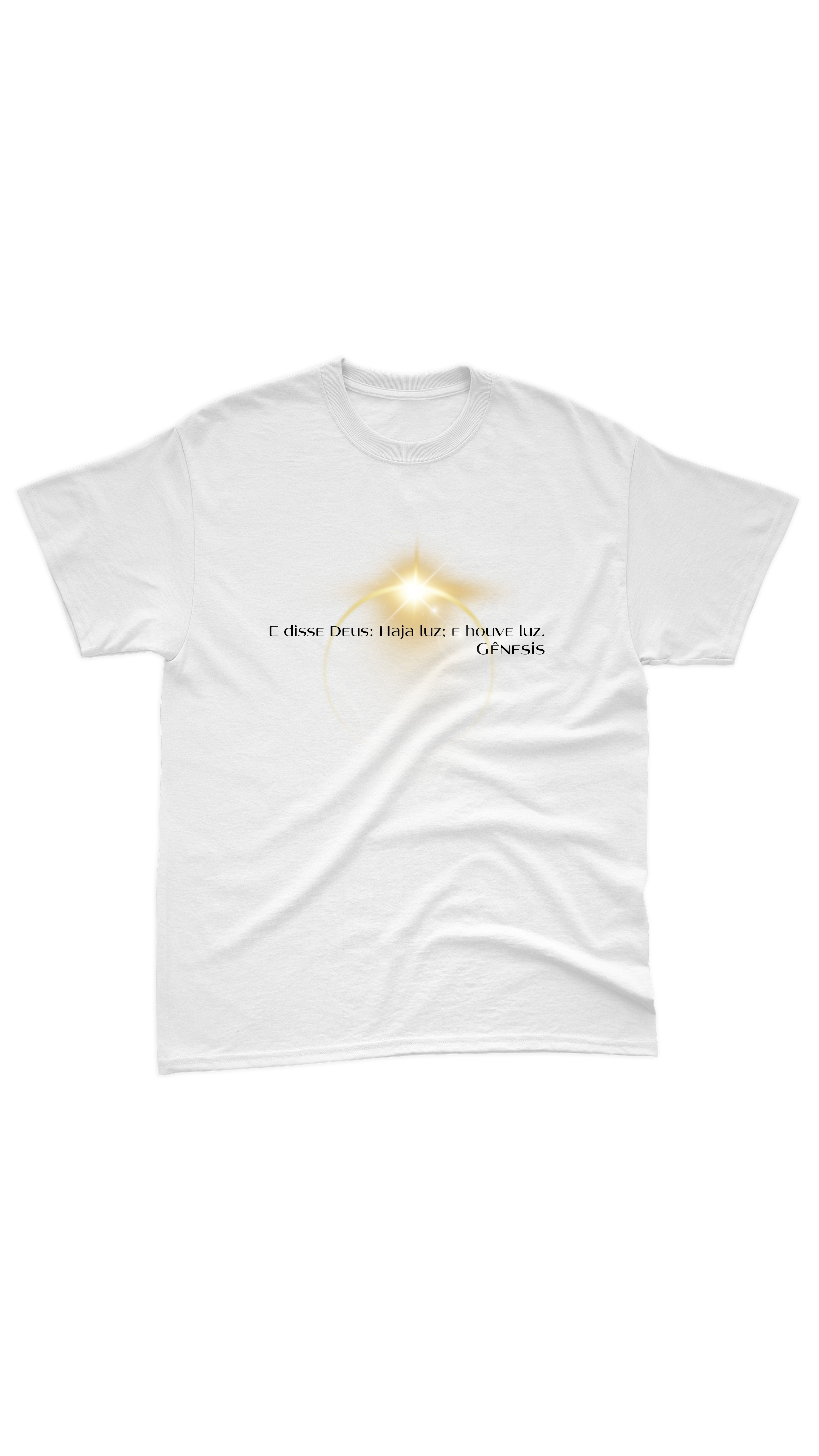 Camiseta Genesis - Que haja luz