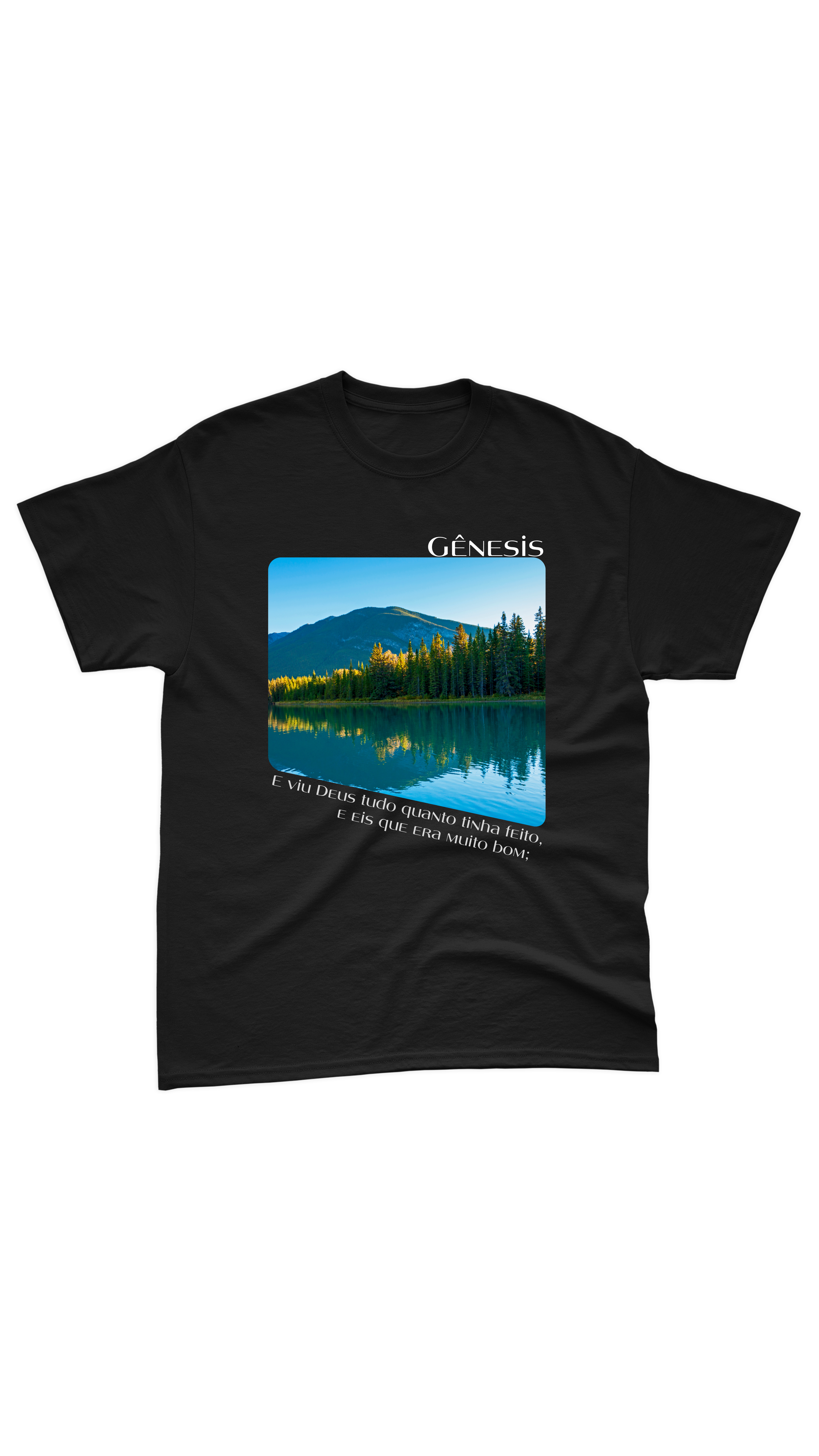 Camiseta Gênesis - Lago Azul