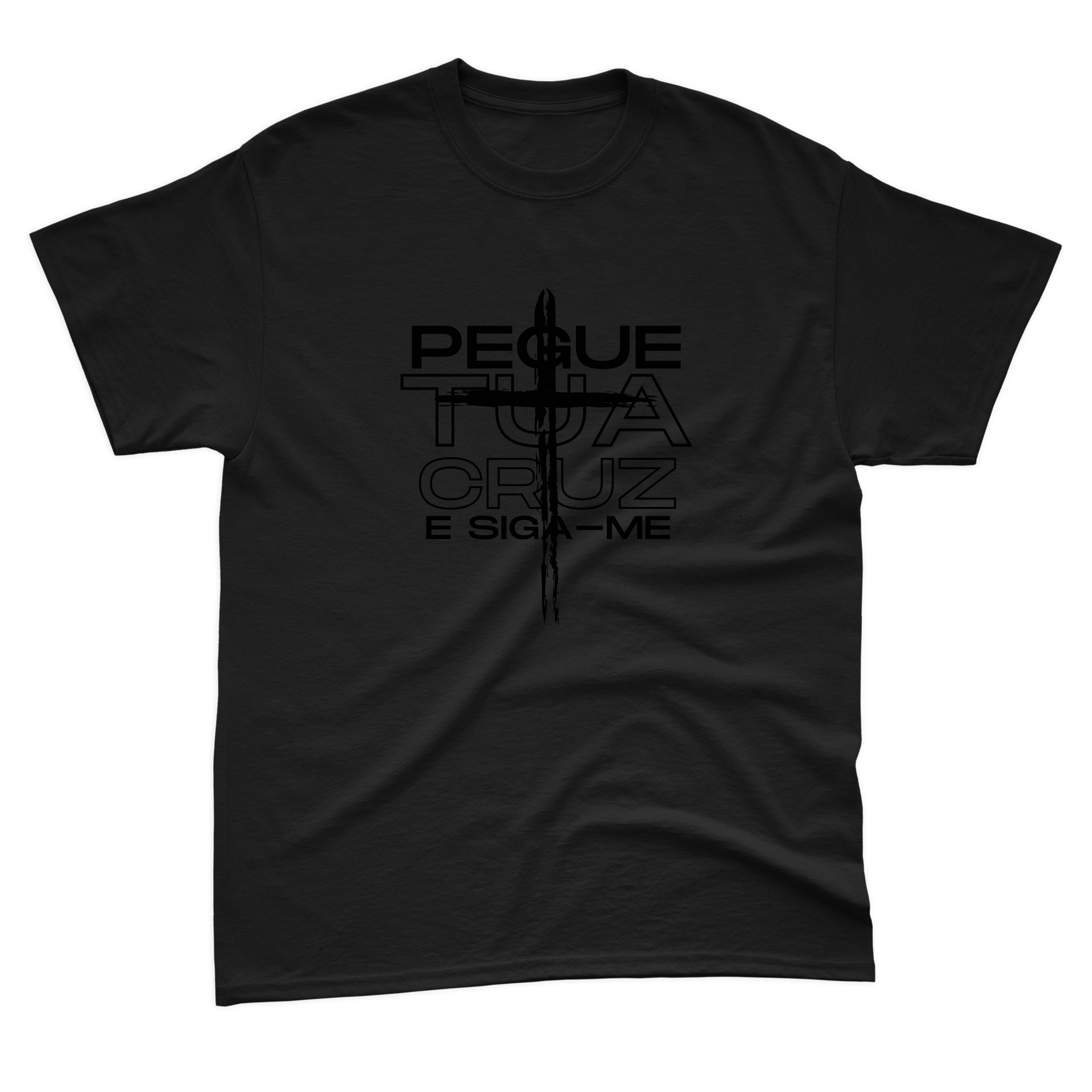 Camiseta - Pegue Tua Cruz e Siga-me
