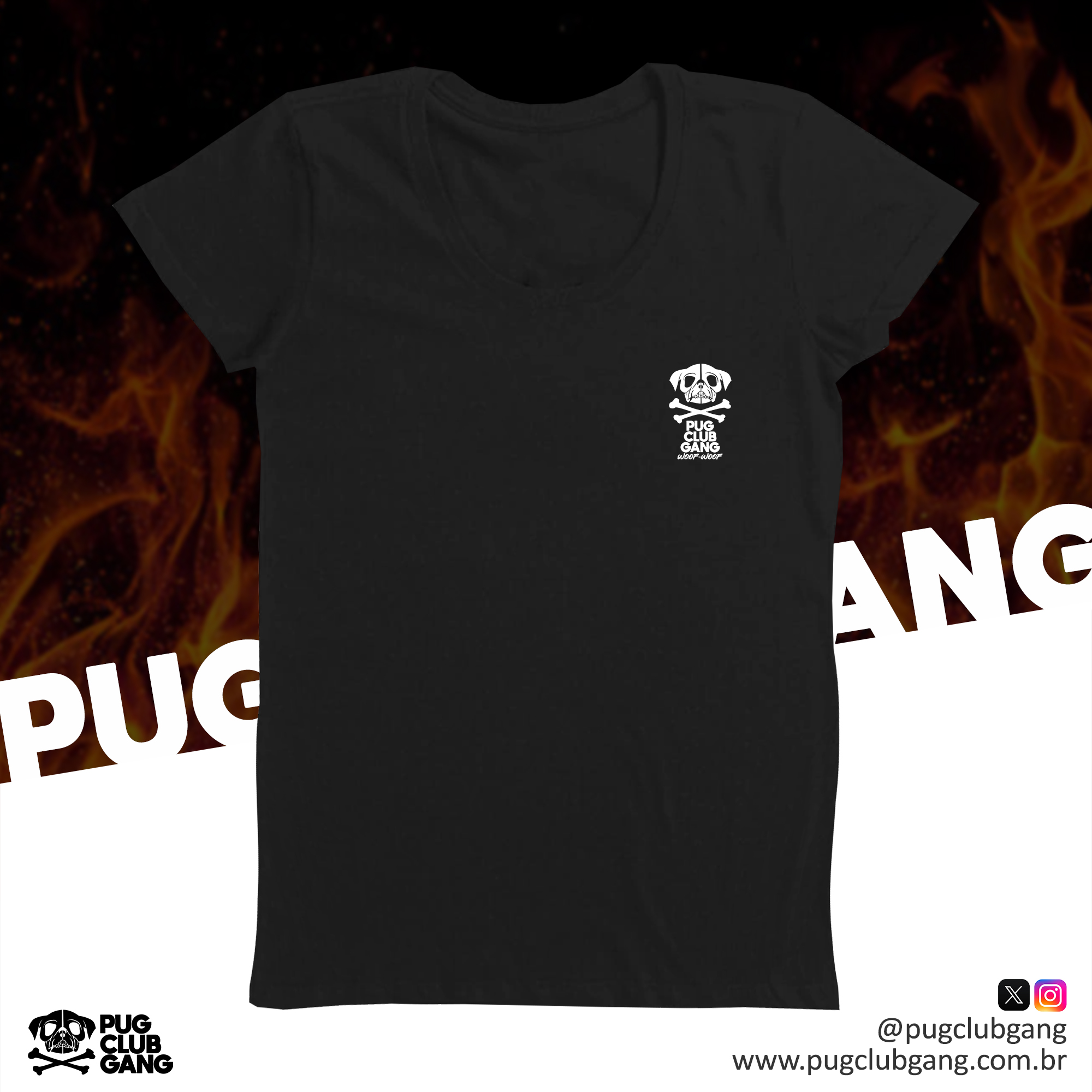 Baby Long  Pug Club Gang Brasão