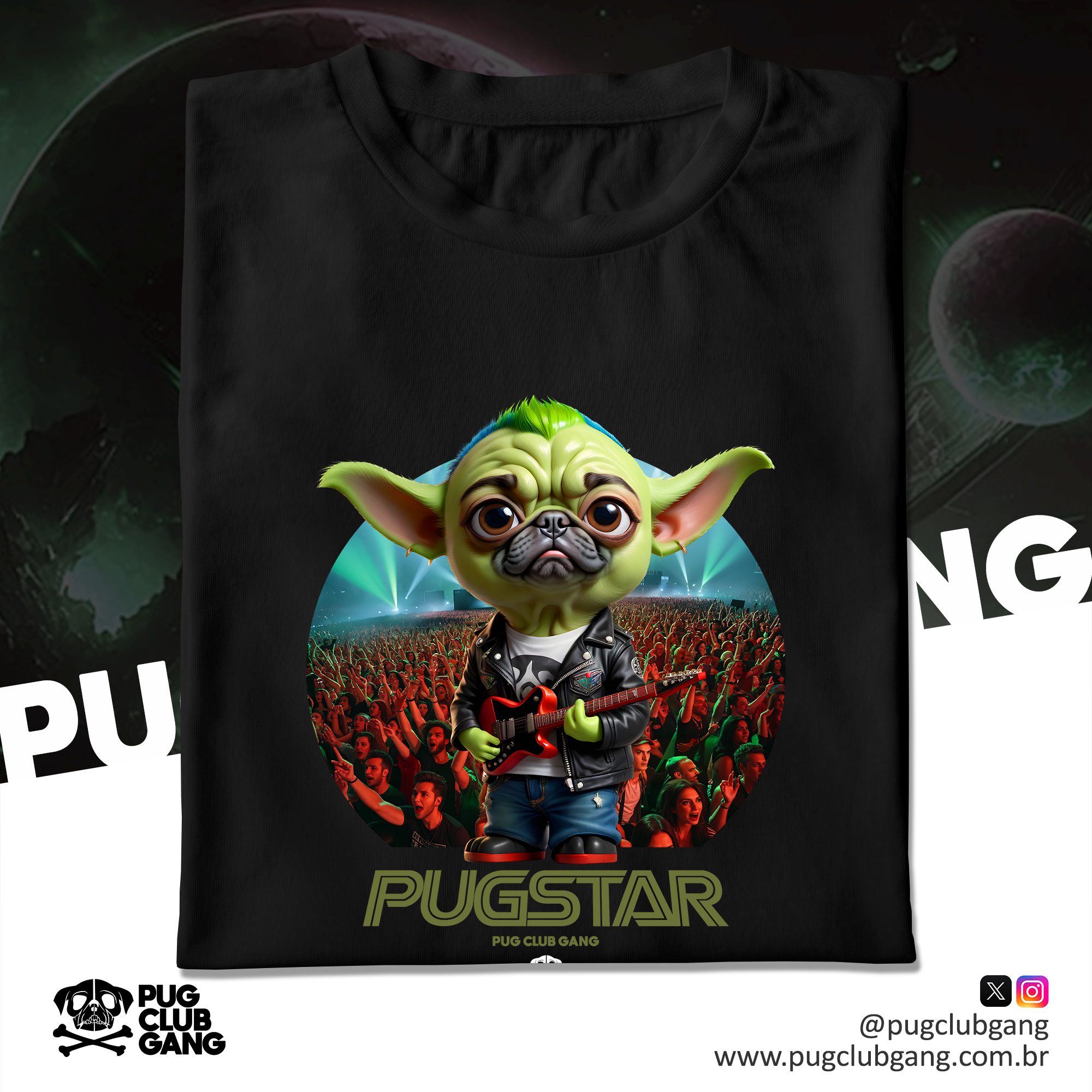 Camiseta Pug - PugStar