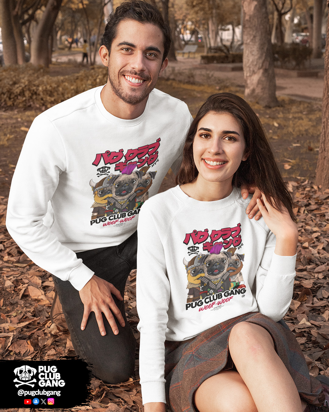 Moletom Pug Club Gang