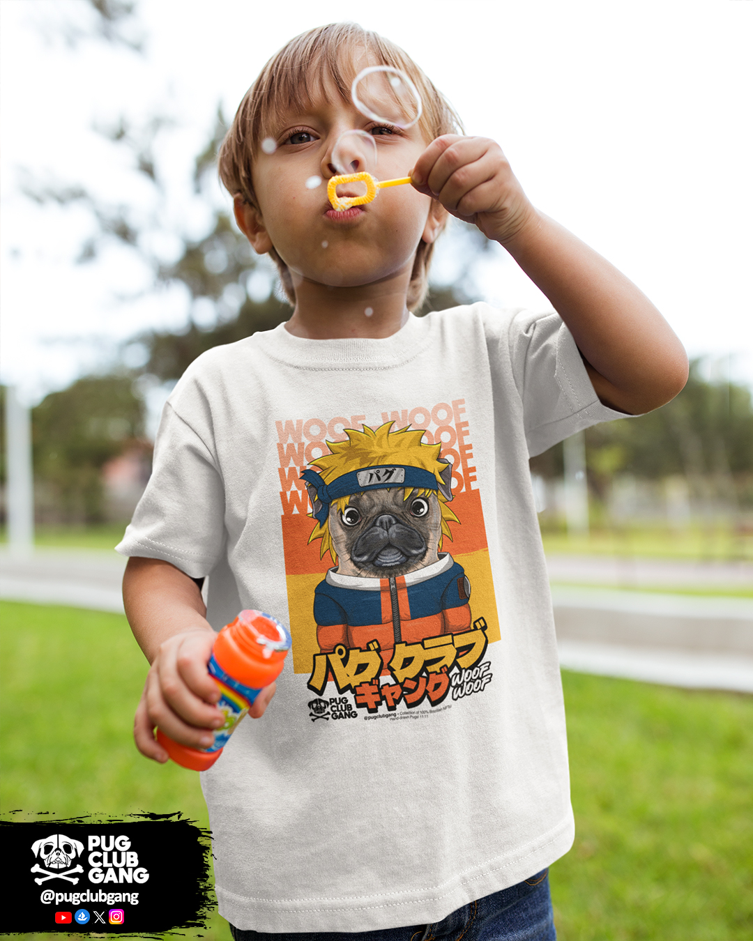 Camiseta Infantil Pug