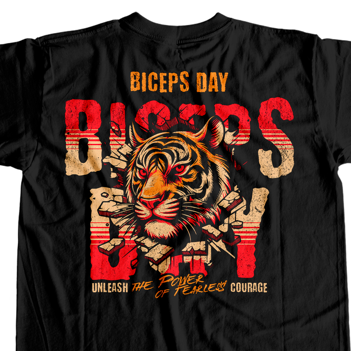 Camiseta Preta - Biceps Day (Costas)
