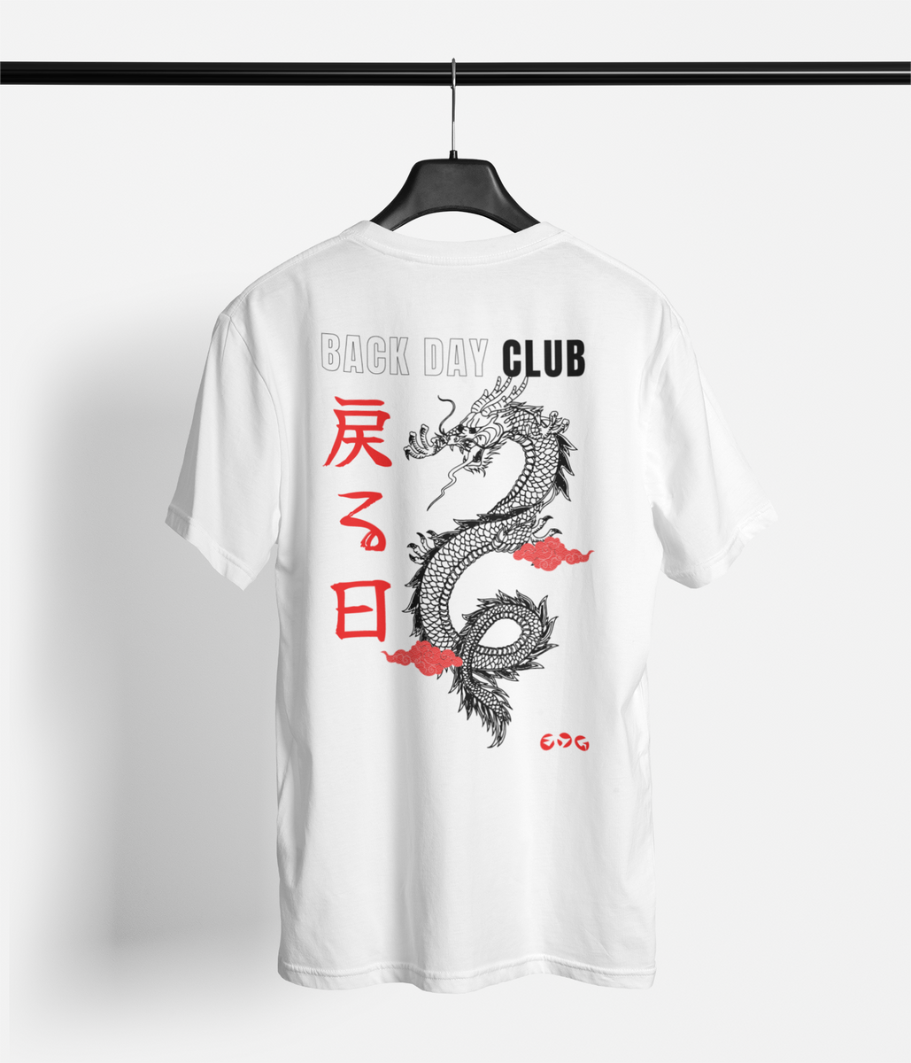 Camiseta Branca - Back Day (Costas)