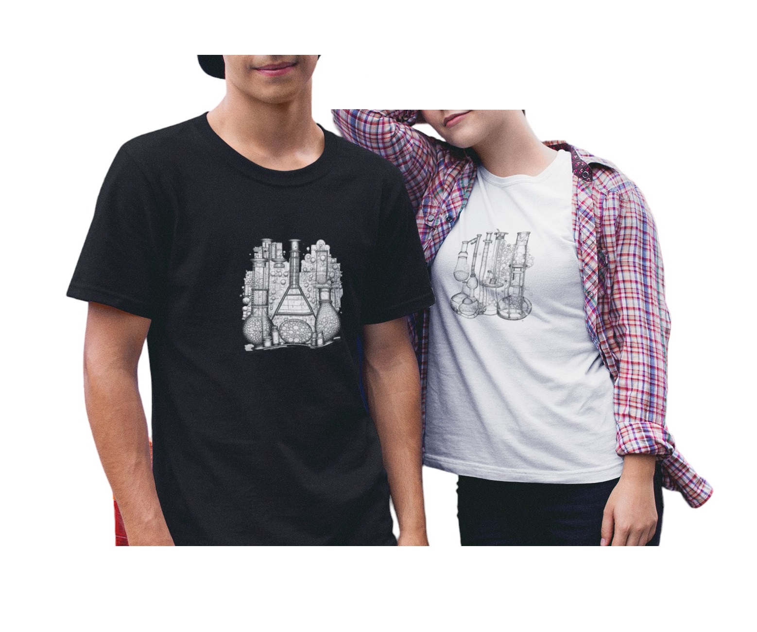 Camiseta Premium Unissex Col. Lápis Química