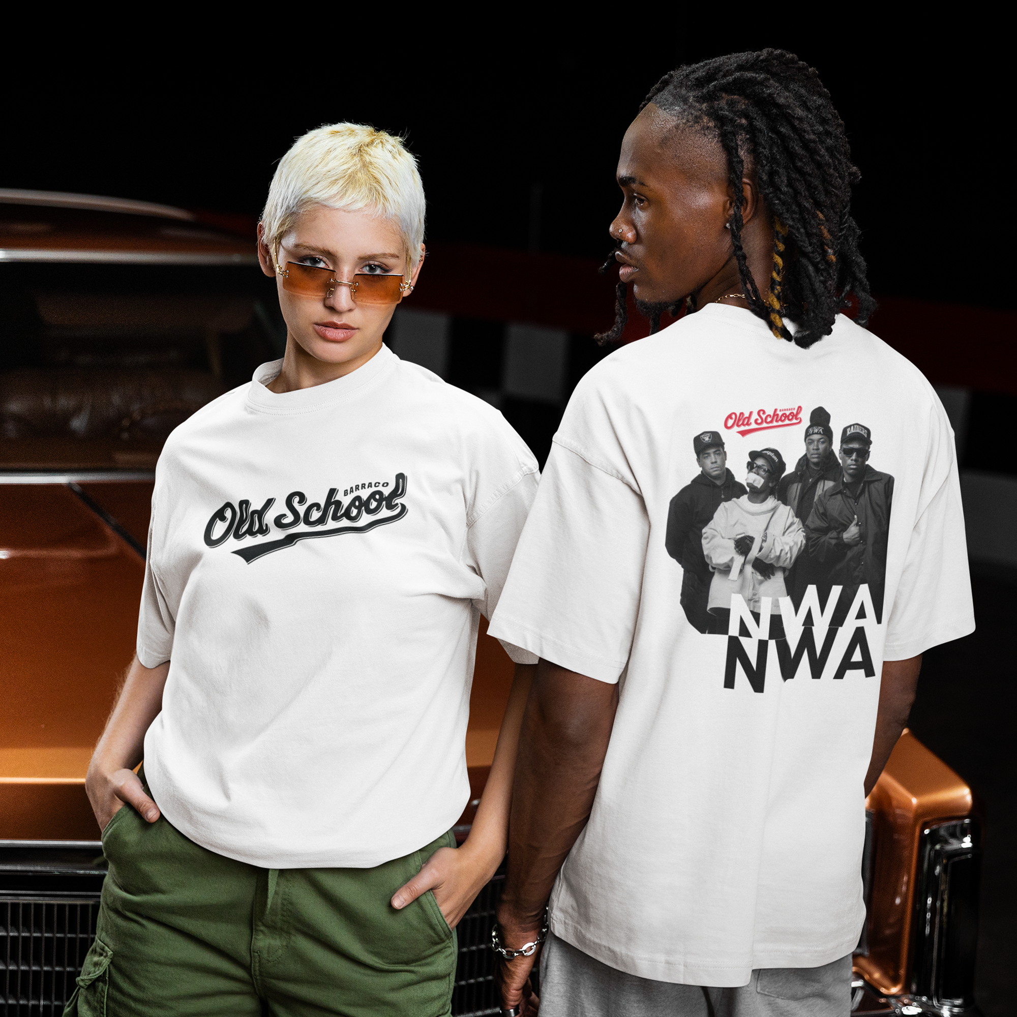 Camiseta Oversized - NWA