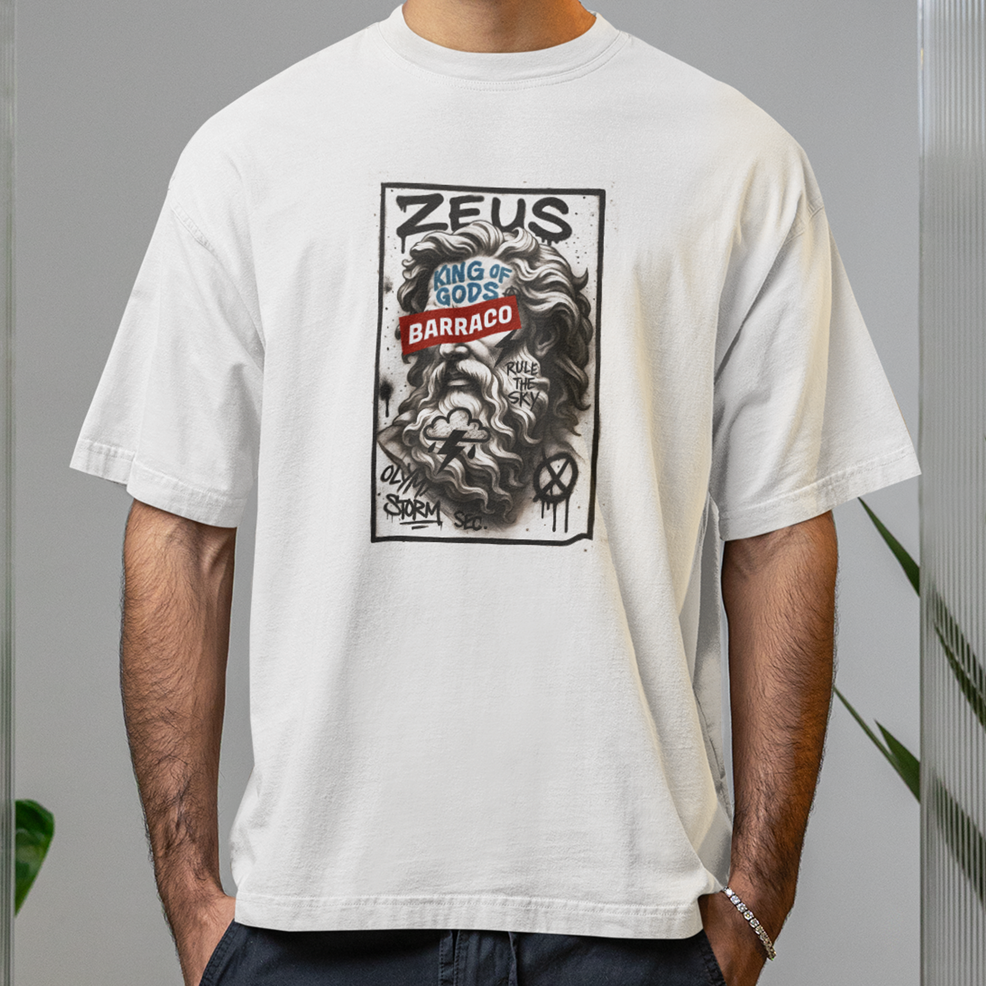Camiseta Oversized - Zeus