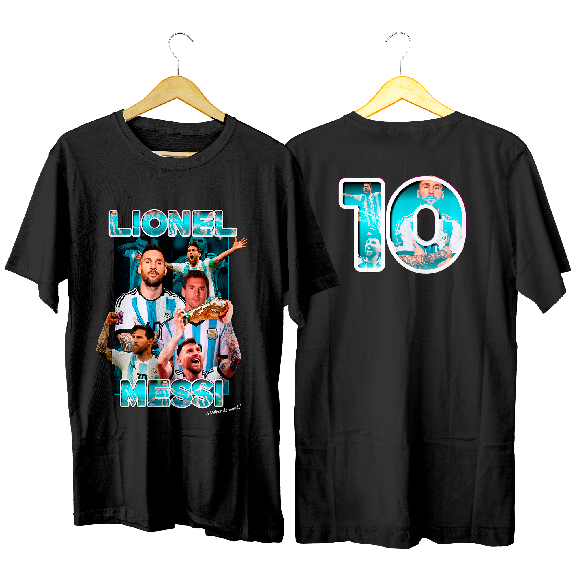 Messi - Frente e costas