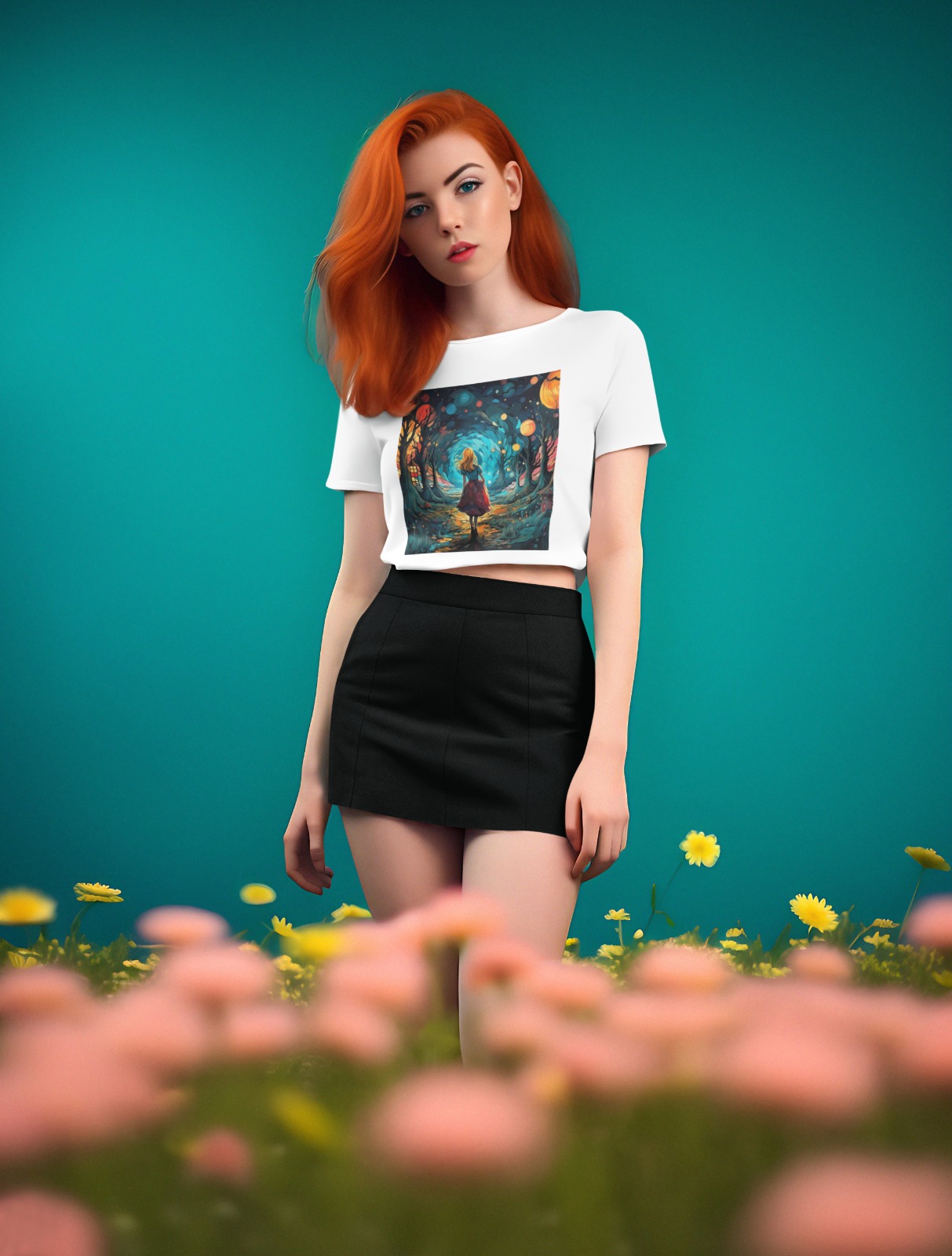 Alice na Terra Encantada de Van Gogh