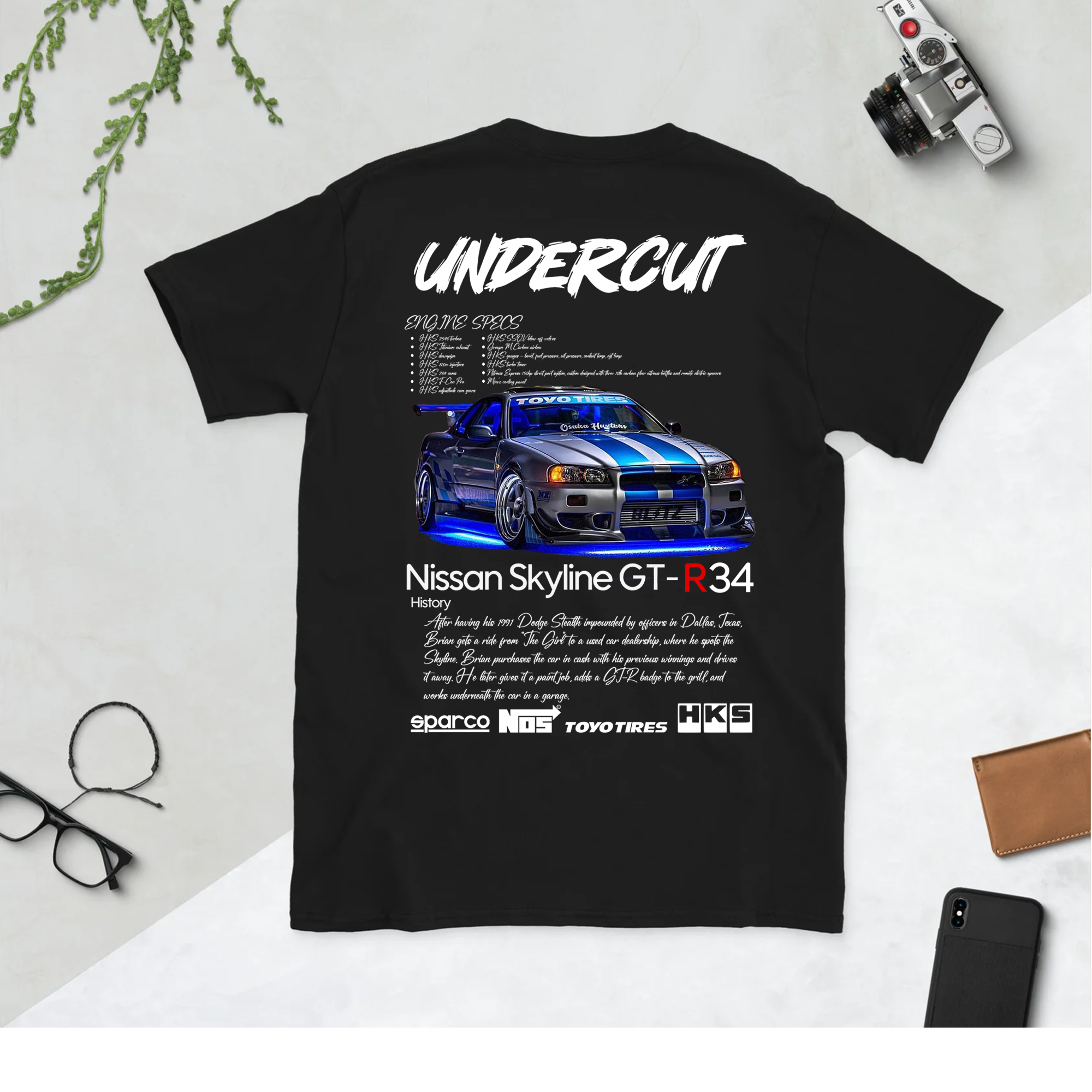 Nome do produto: Camiseta Skyline Brian O\'Conner