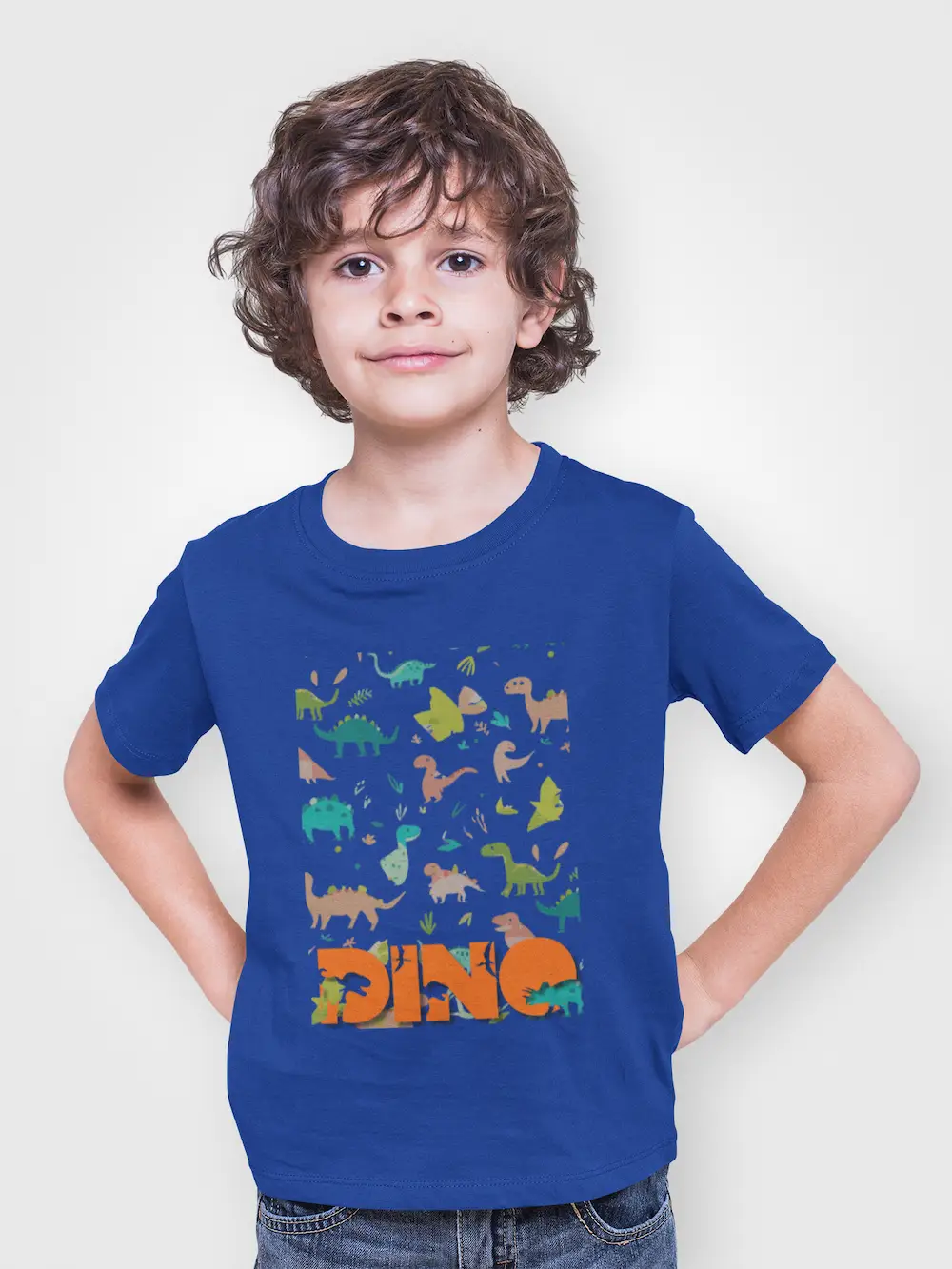 Camiseta Infantil Estampada Dino Art