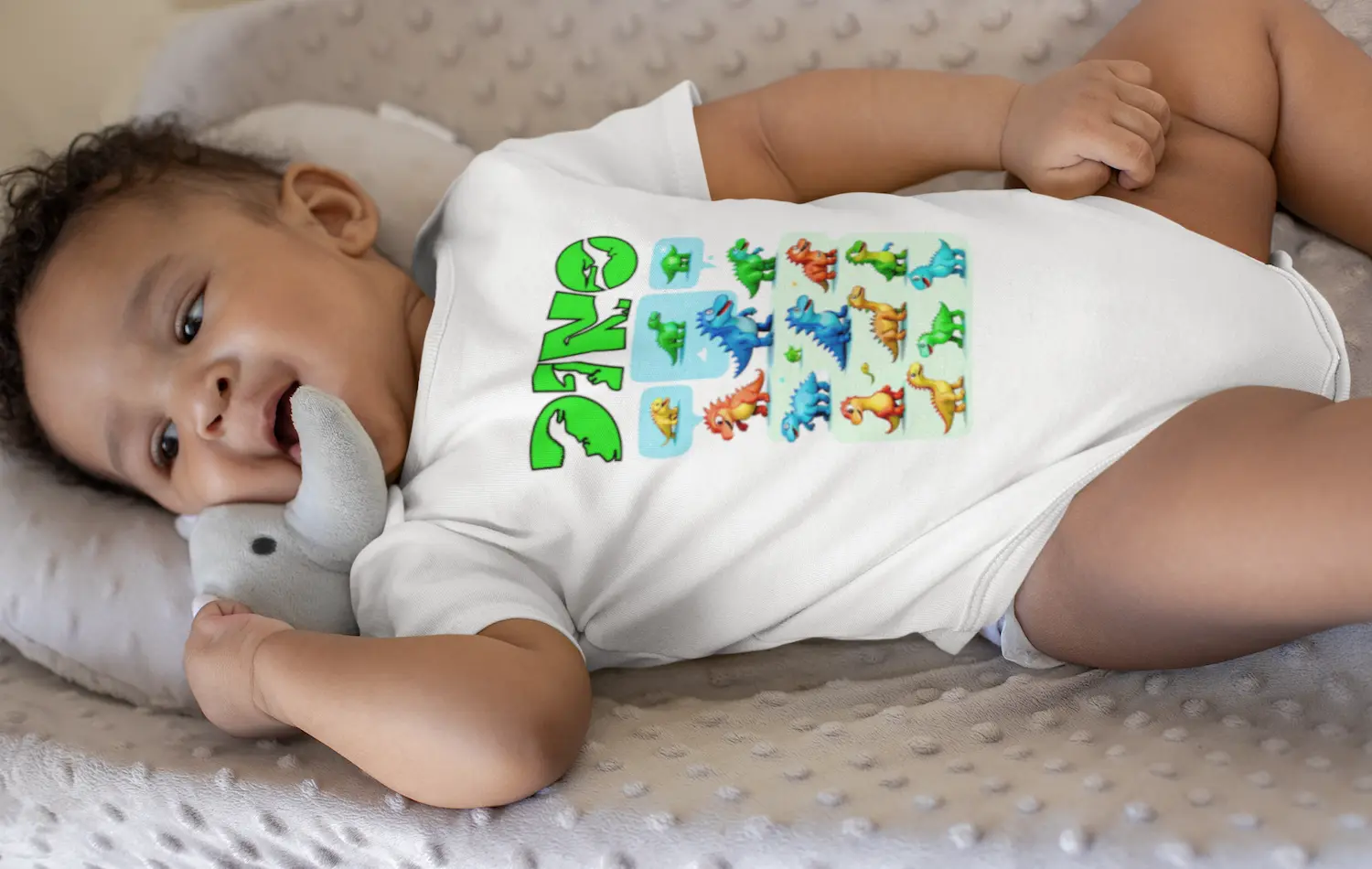 Body Infantil Dinossauro 