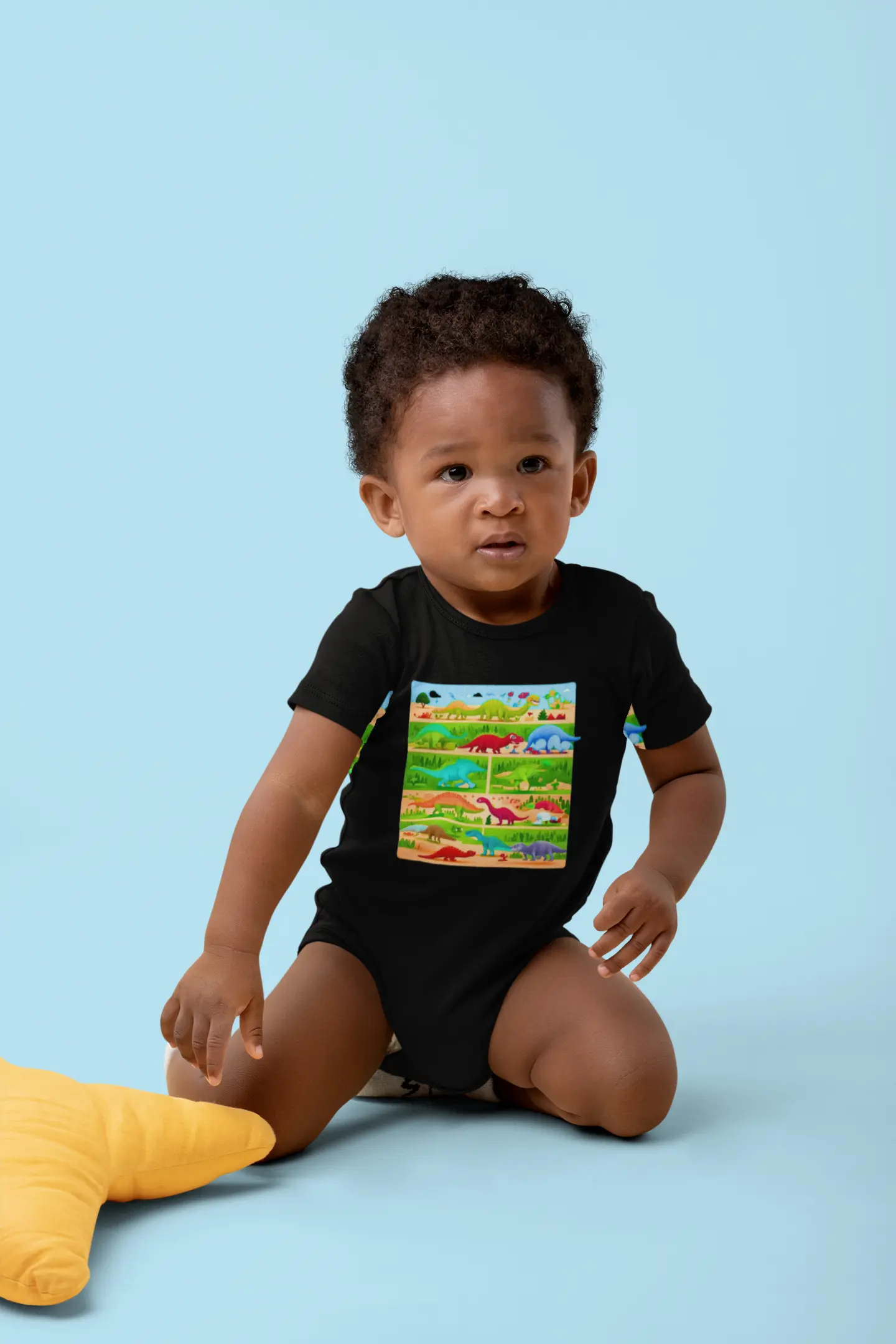 Body de Bebê Dinossauro Era Pré-Histórica