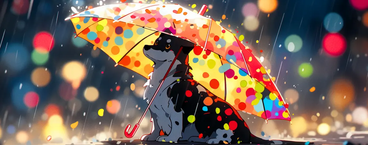 Caneca Pintura Viva: A Aventura do Cachorrinho na Chuva