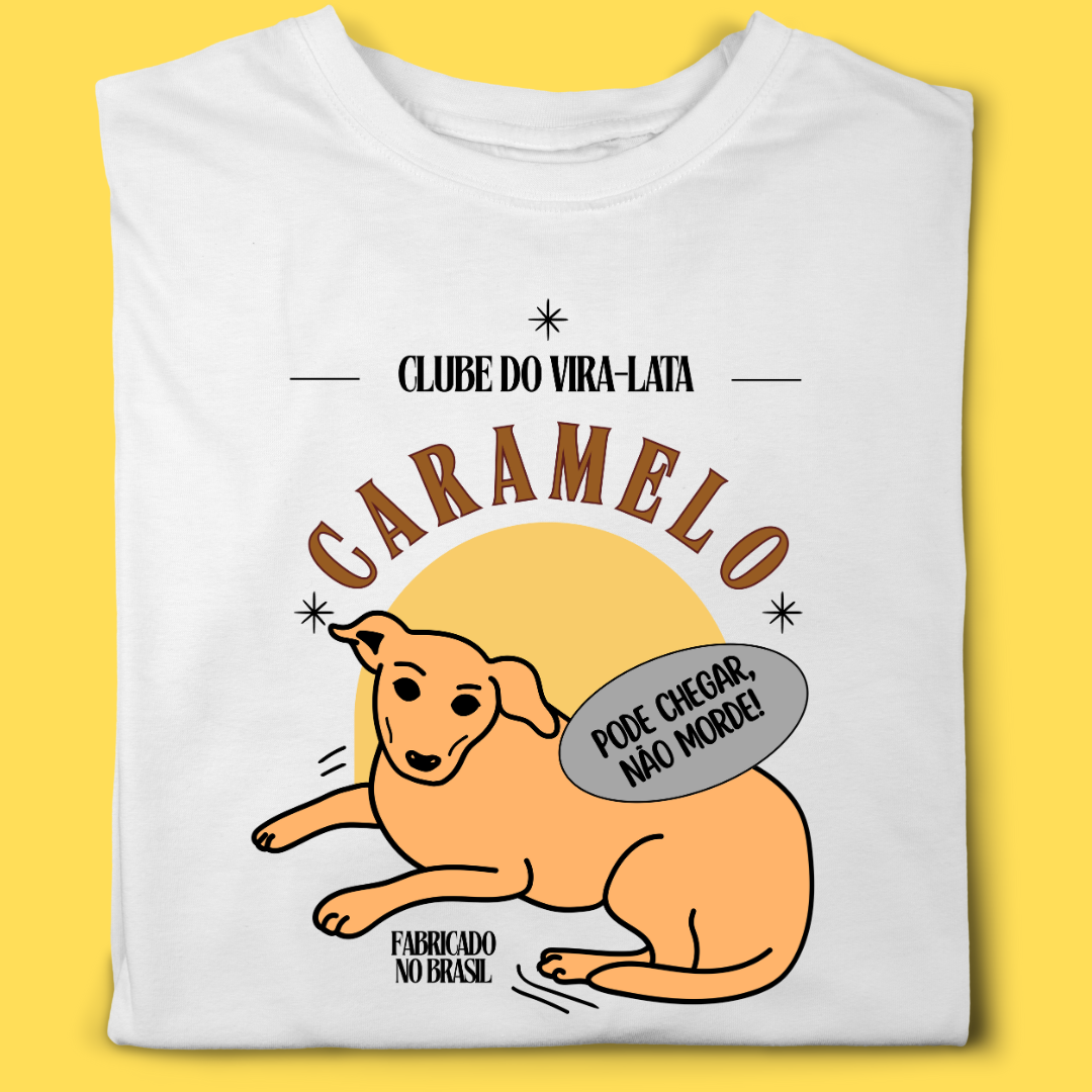 Camiseta Clube do vira-lata caramelo