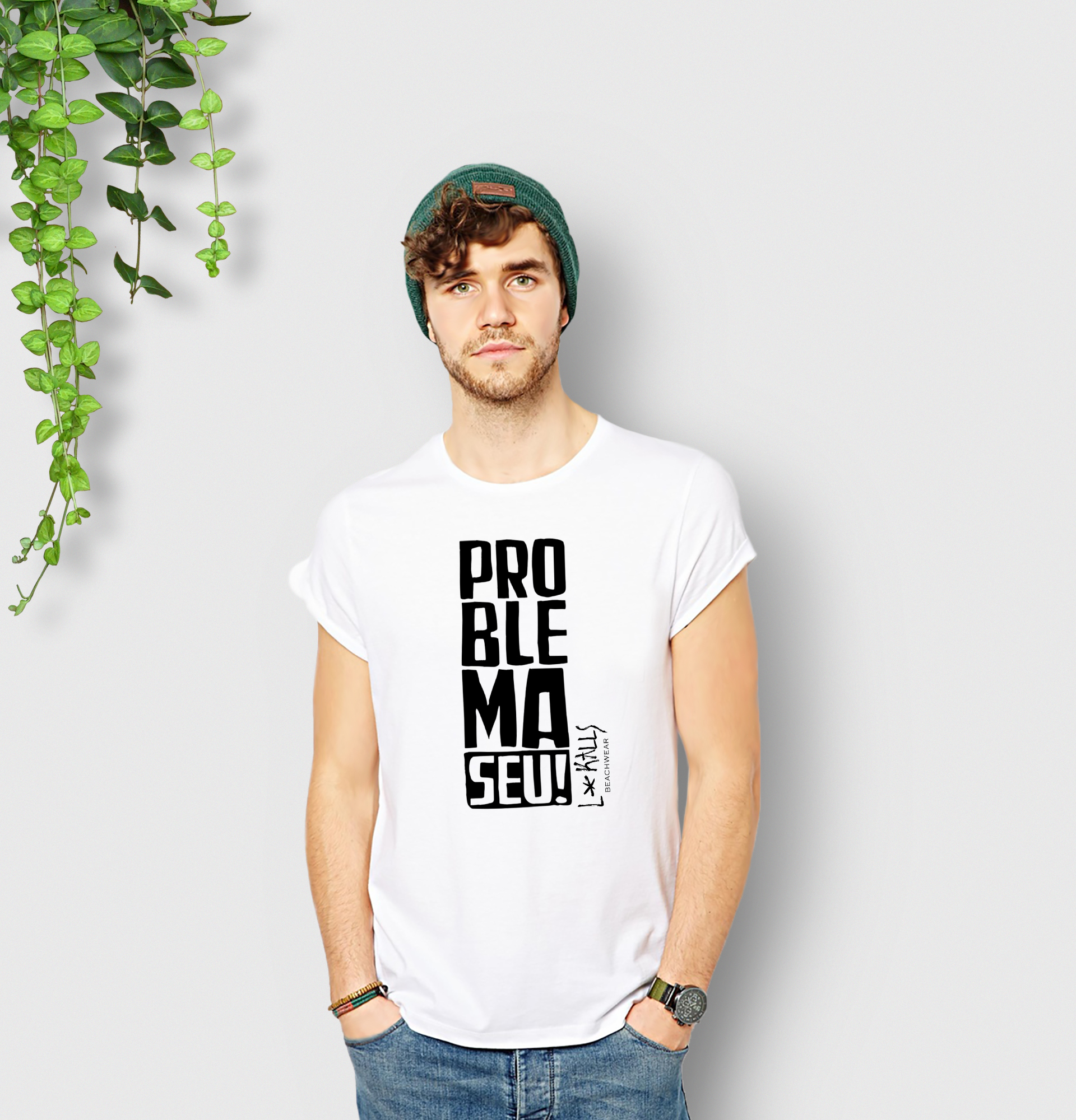 Nome do produto  PROBLEMA SEU! - CAMISETA QUALITY