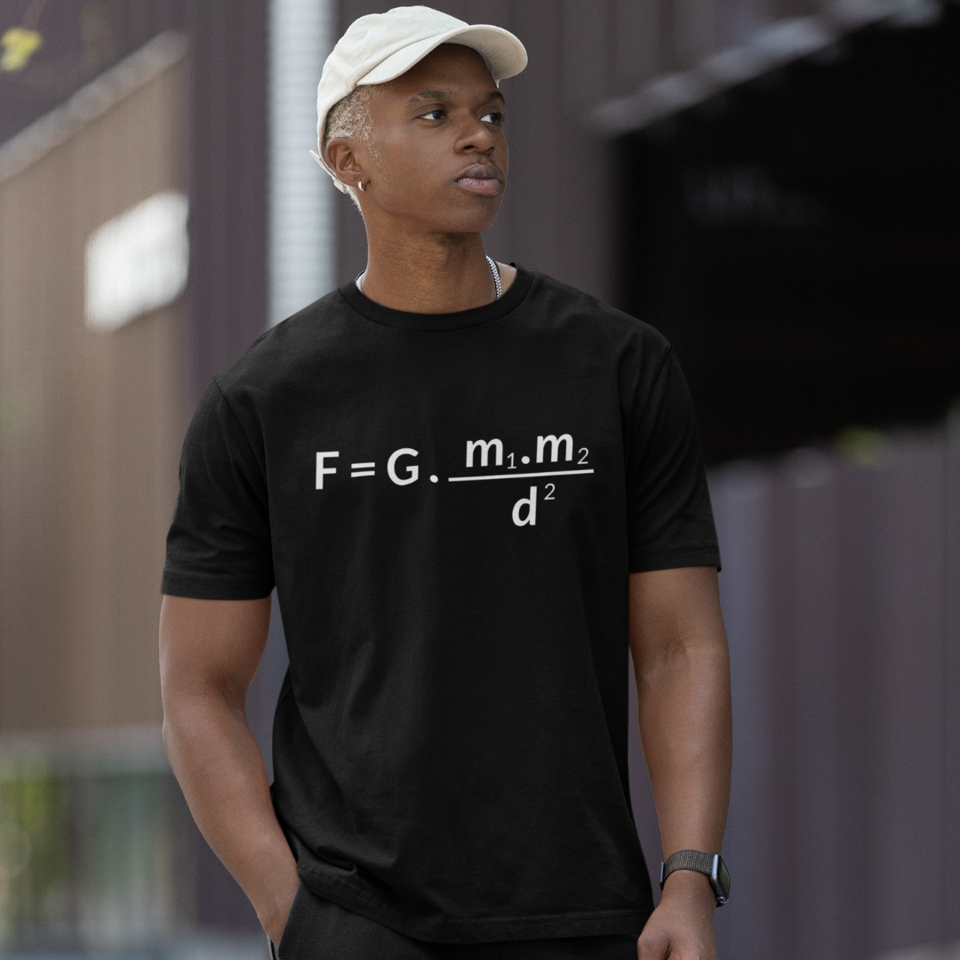 Camiseta Exatas Lei Gravidade Masculina