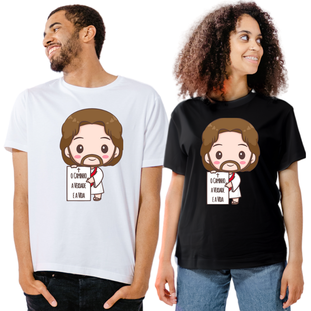 Camiseta Ilustração - Caminho, Verdade e Vida