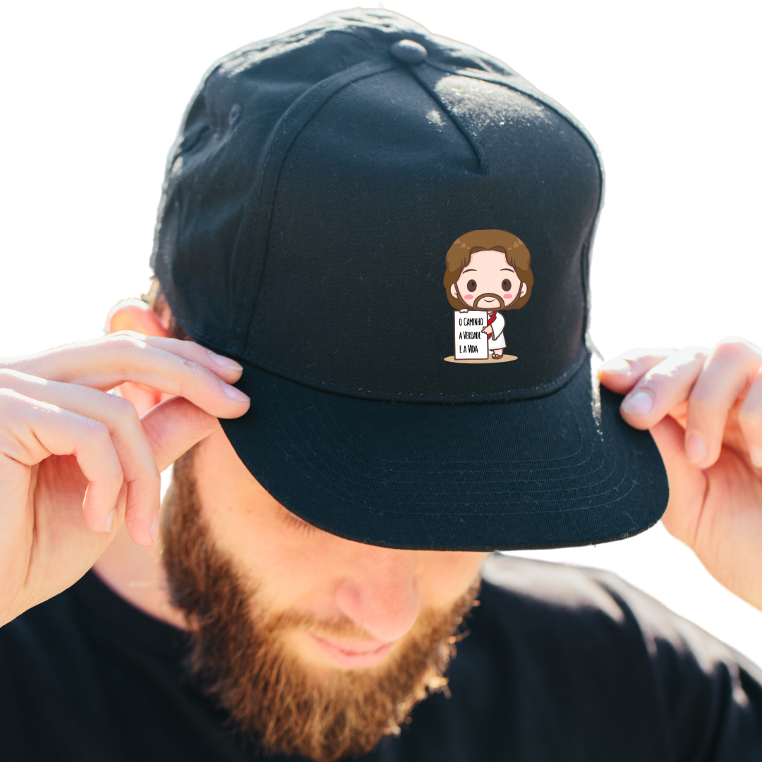 Boné Ilustração - Caminho, Verdade e Vida