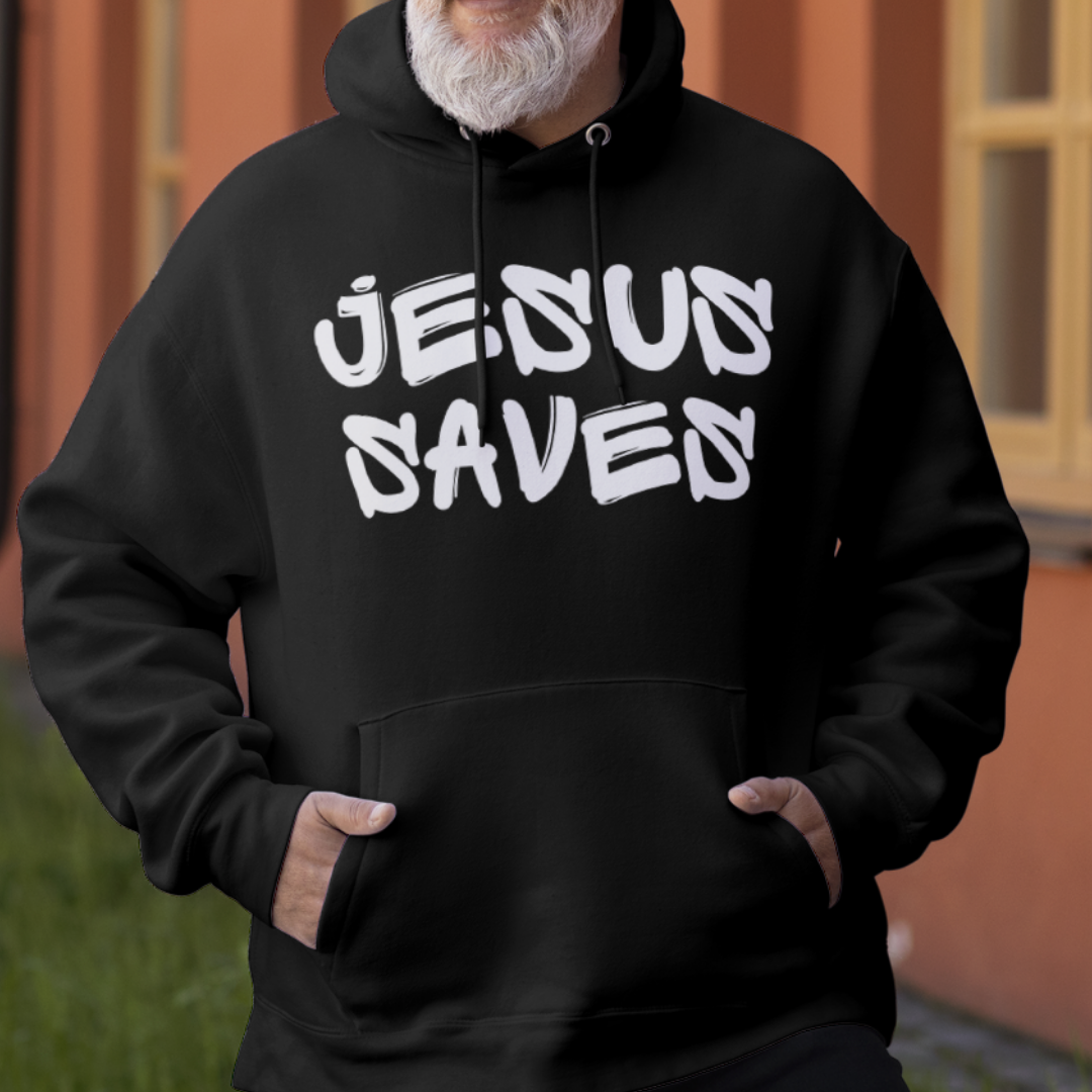 Moletom com Capuz Frases - Jesus Saves