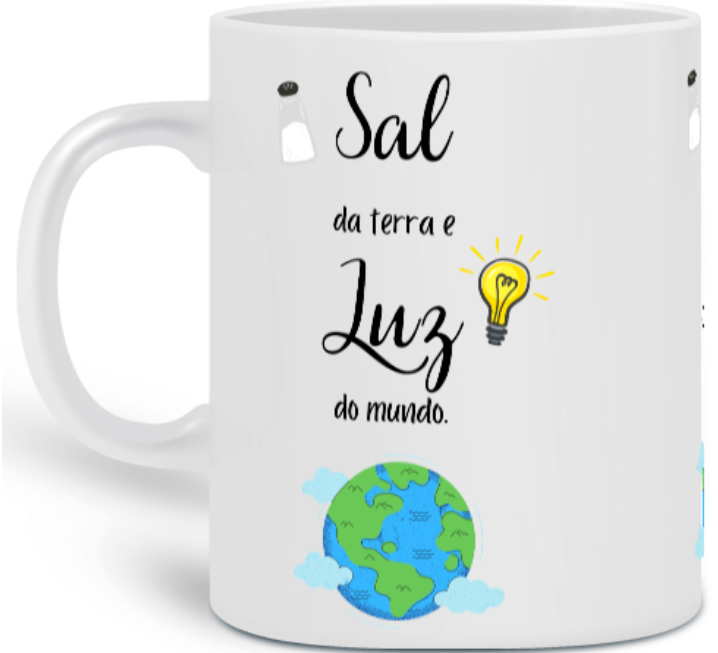 Caneca Frases - Sal e Luz