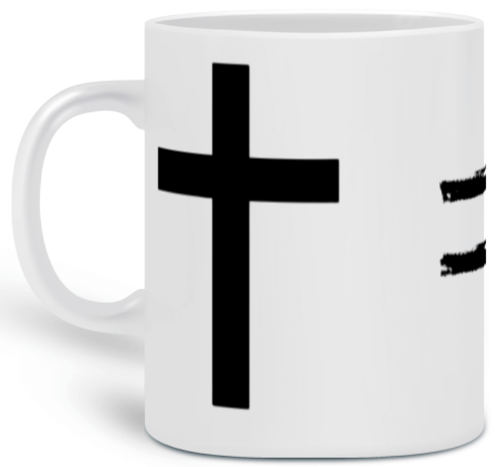 Caneca - CRUZ = AMOR