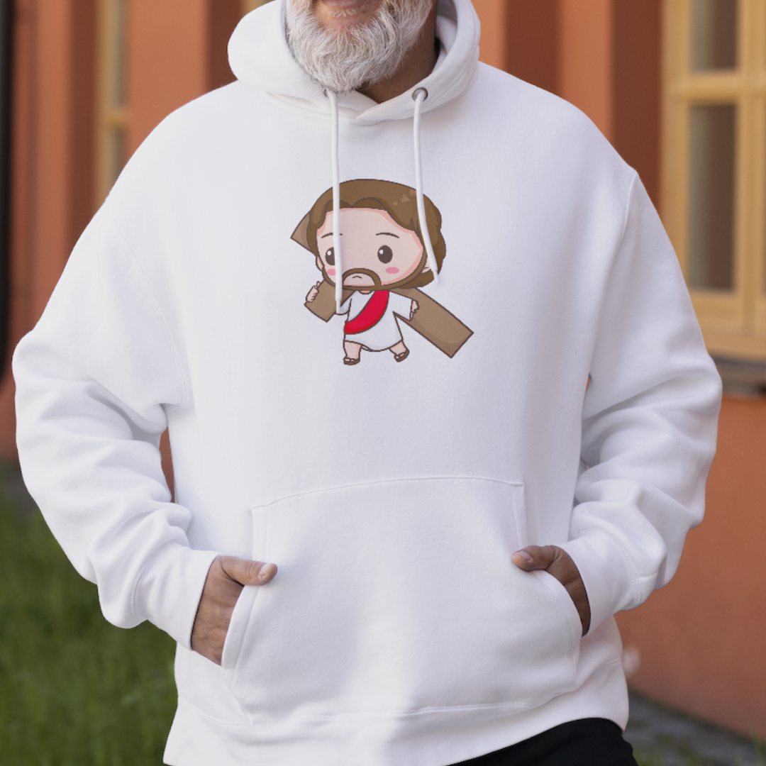 Moletom com Capuz Ilustração - Cruz