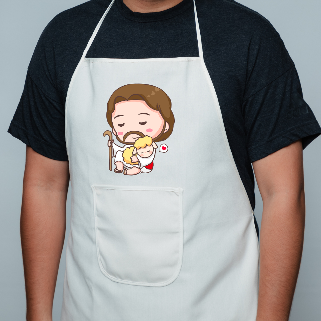 Nome do produto: Avental Ilustração - Ovelha