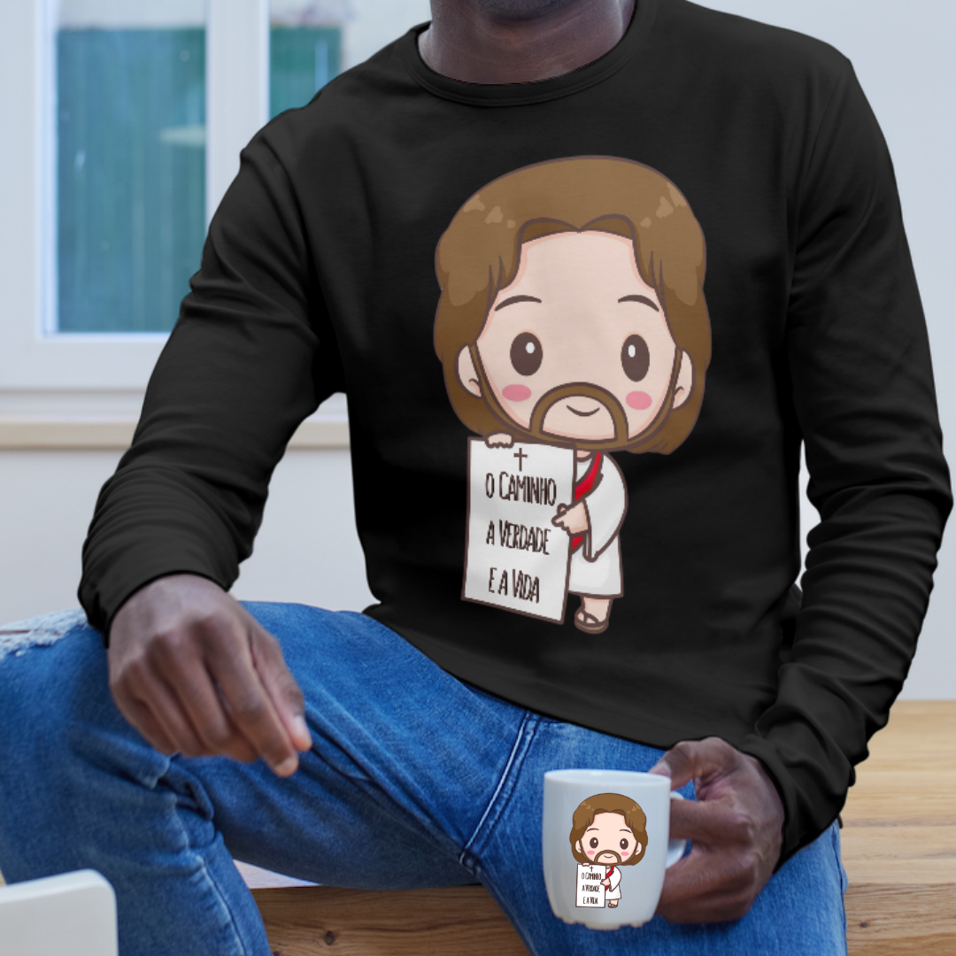 Moletom Ilustração - Caminho, Verdade e Vida