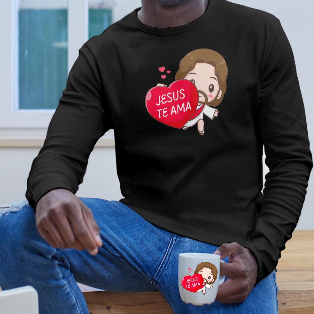 Moletom Ilustração - Jesus Te Ama