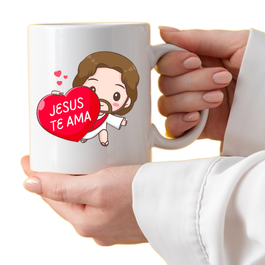 Caneca Ilustração - Jesus Te Ama