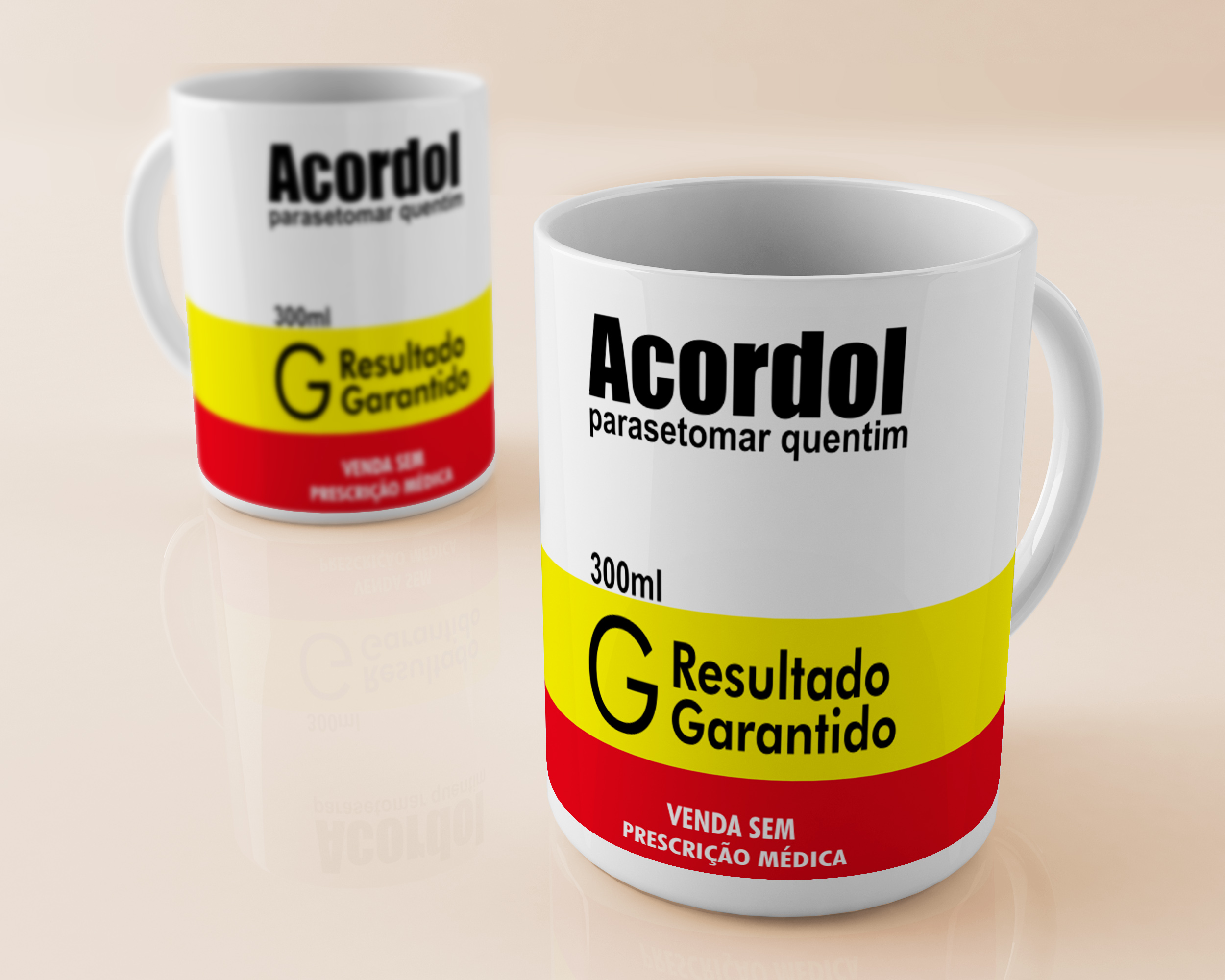 Caneca Frases engraçadas Remedio(Acordol)