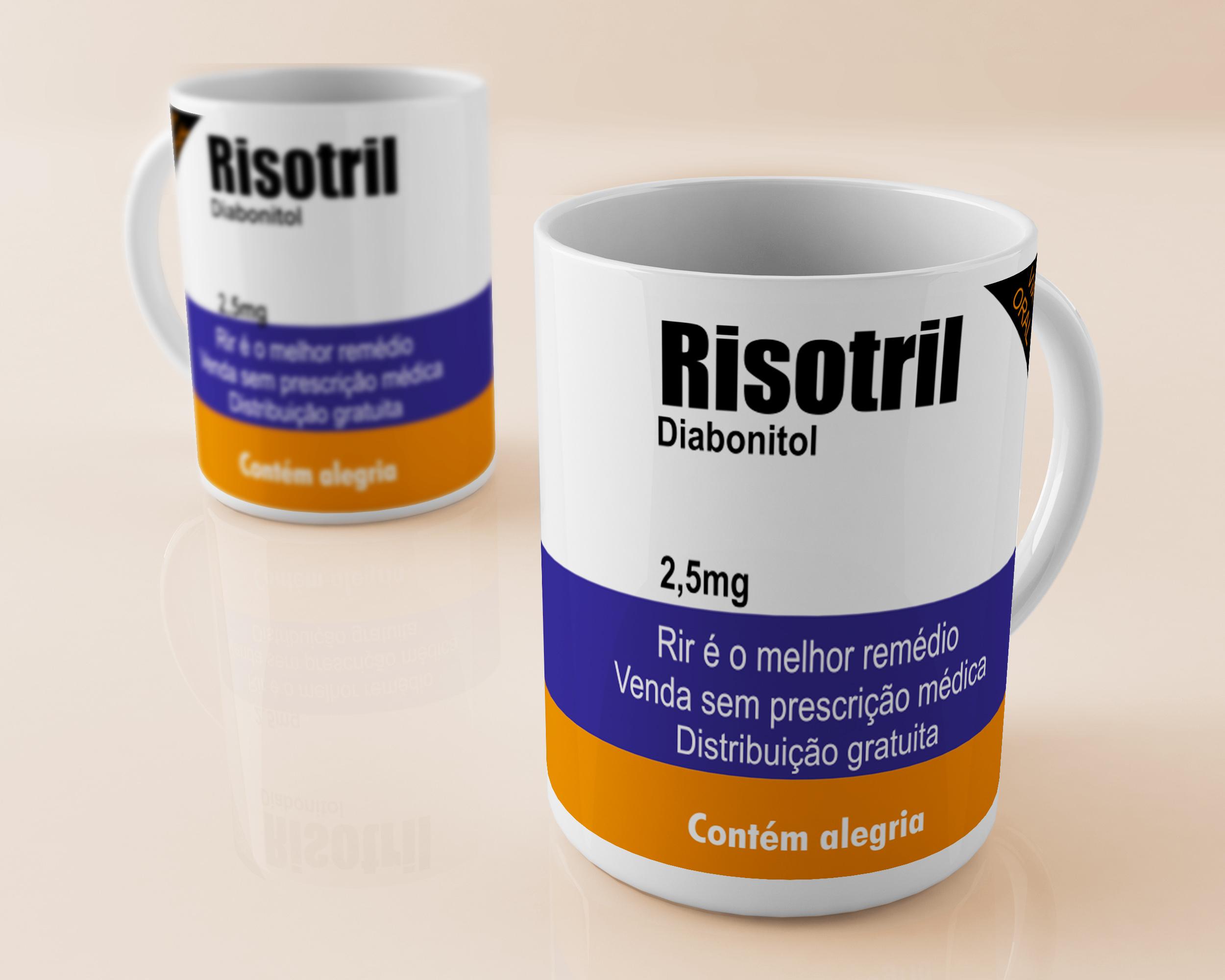 Caneca Magica ( Risotril) Frases Engraçadas Remedio