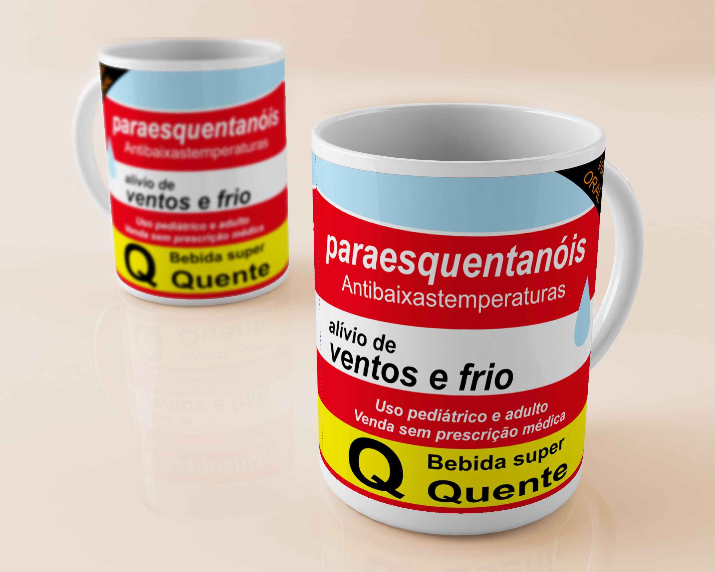 Nome do produto: Caneca  (Paraesquentanóis) Frases Engraçadas Remedio