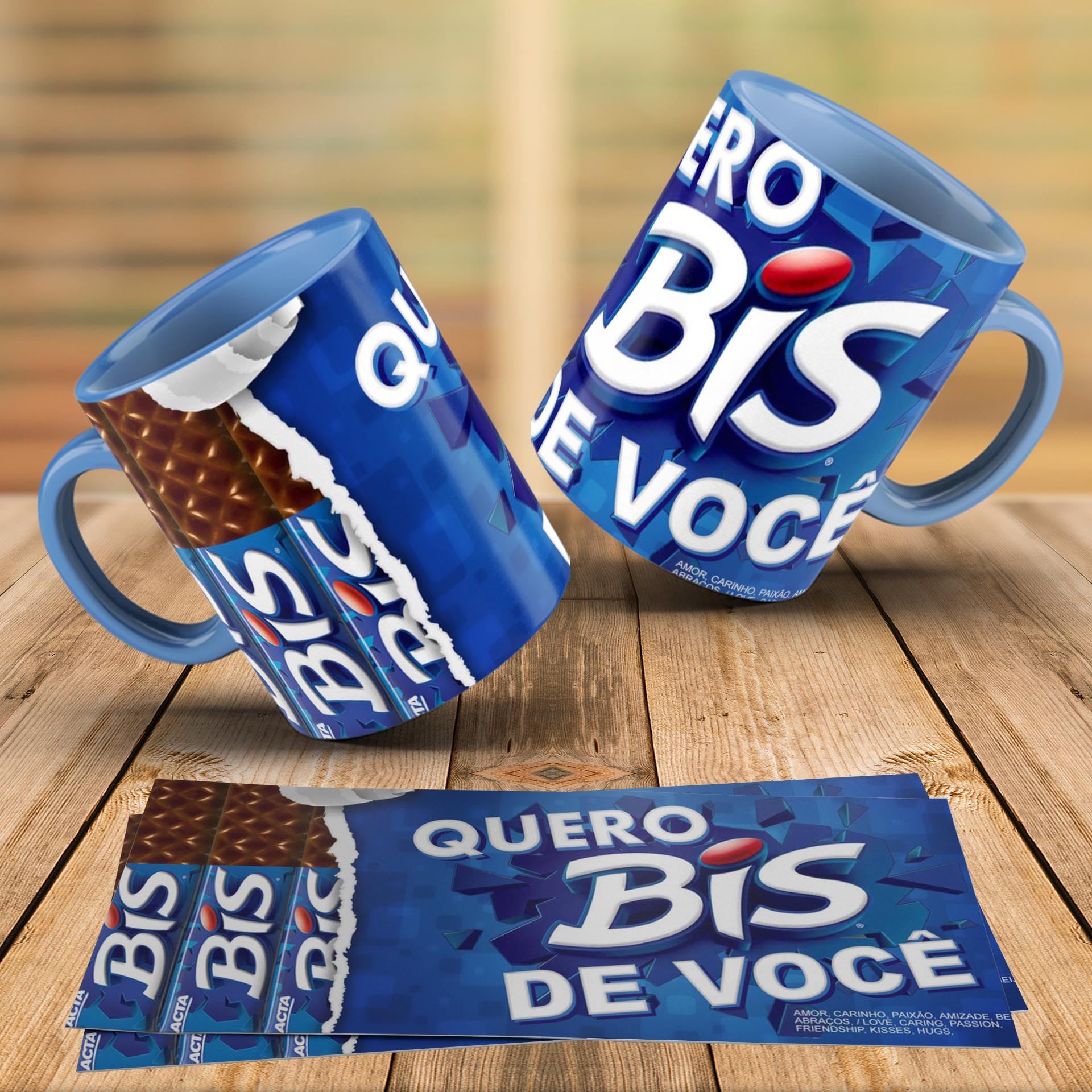 Caneca Magica Quero Bis de Você 