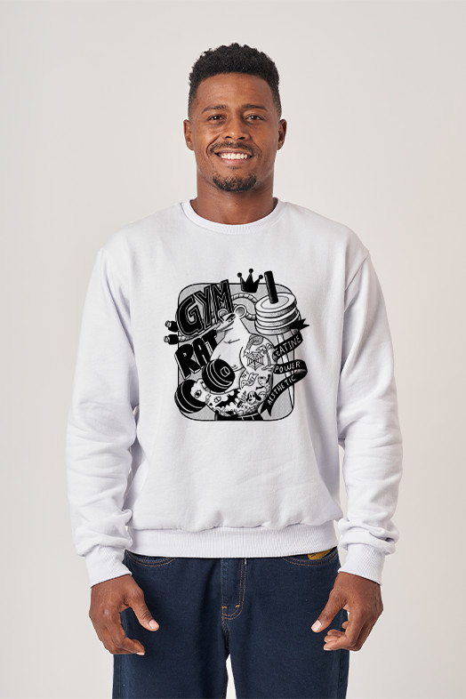 Moletom Unisex Gym Rat Lifestyle