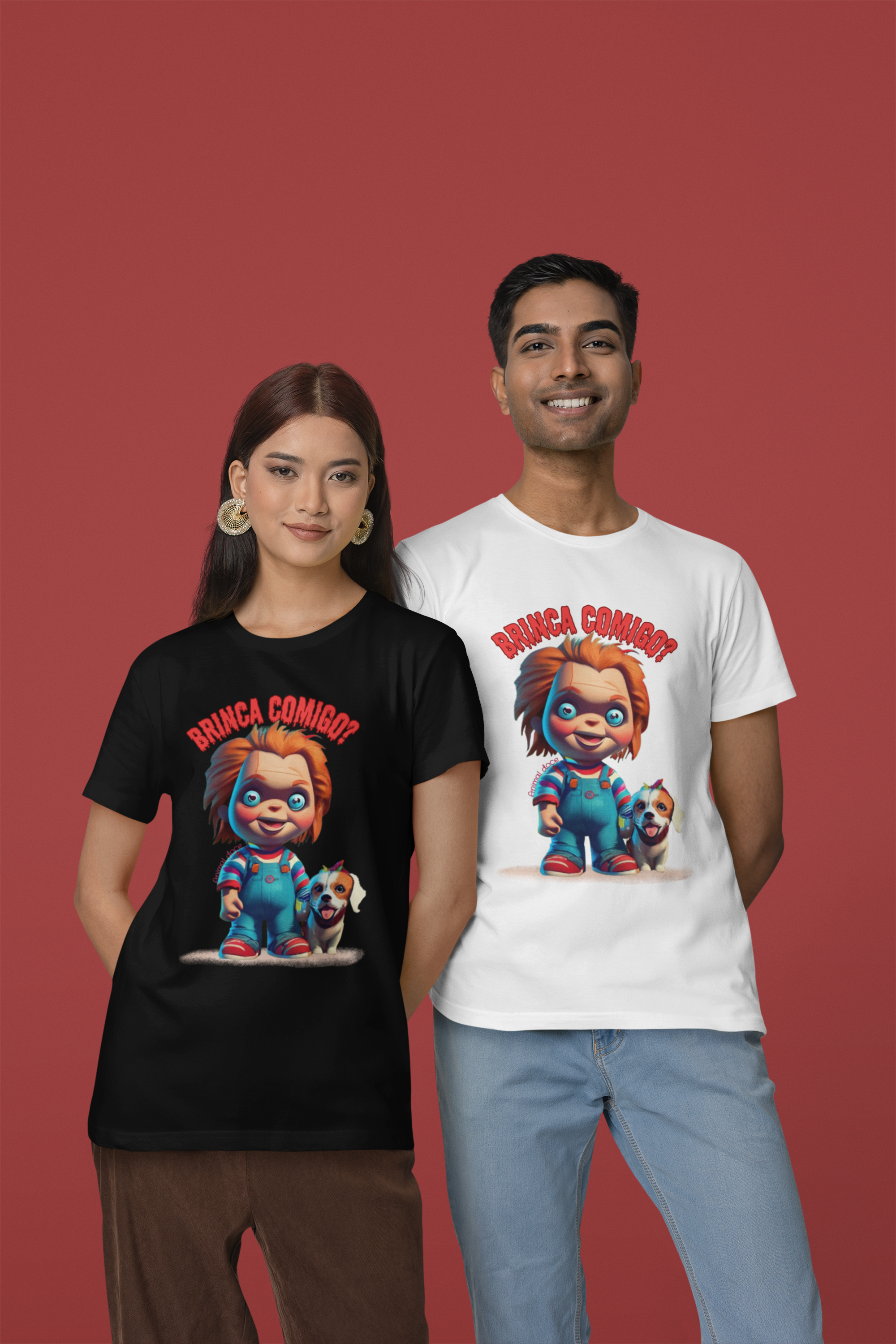 CAMISETA T-SHIRT PRIME DOG, LINHA FILME CHUCKY BRINCA COMIGO