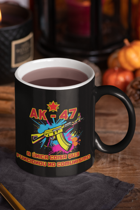 Caneca AK-47 Comunismo (Preta)