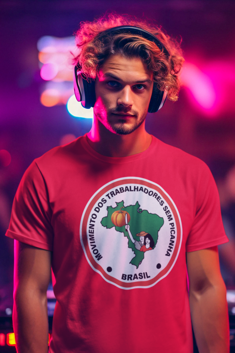 Camiseta Movimento Sem Picanha Mapa e Abóbora