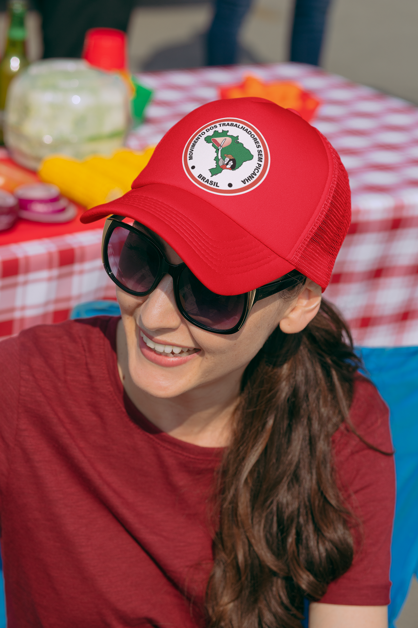 Boné Trucker Movimento Sem Picanha