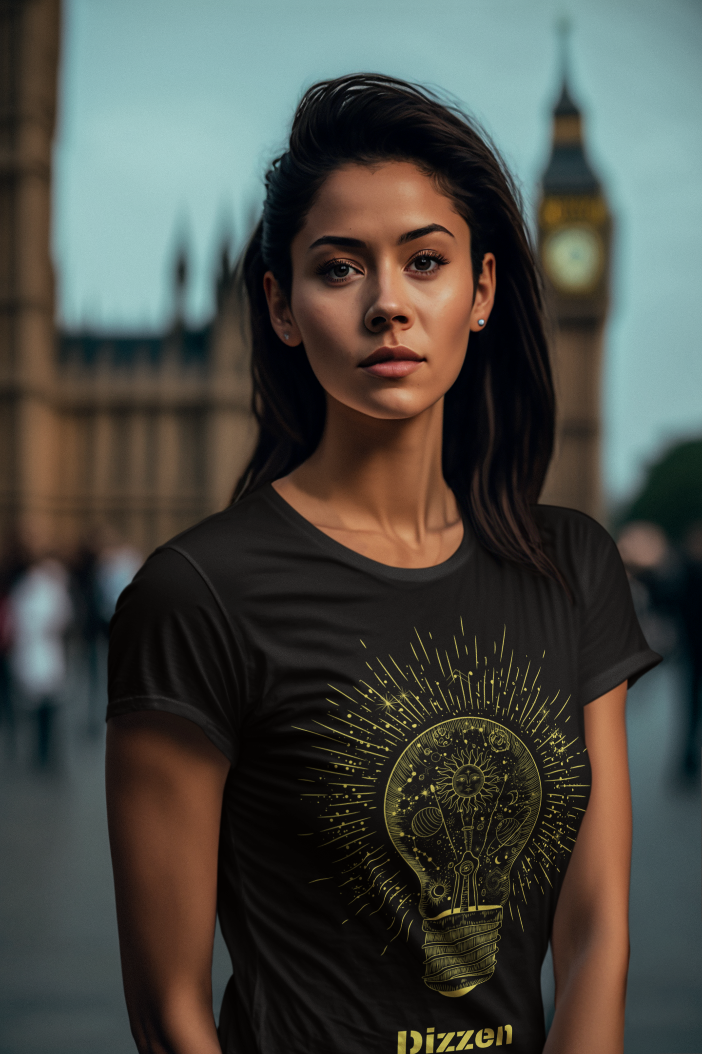 baby look lampada exoterica amarela