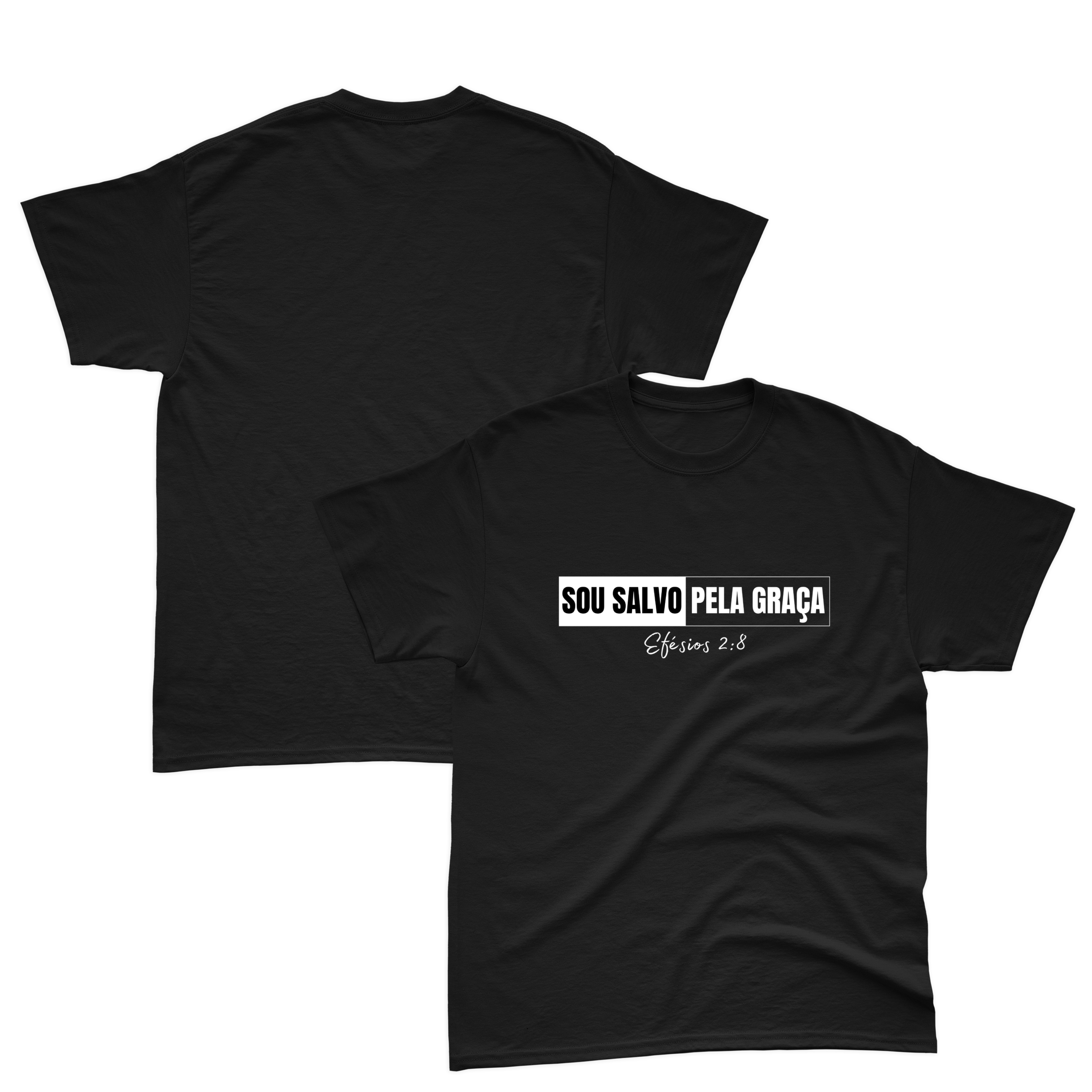 Sou salvo pela graça - Preta